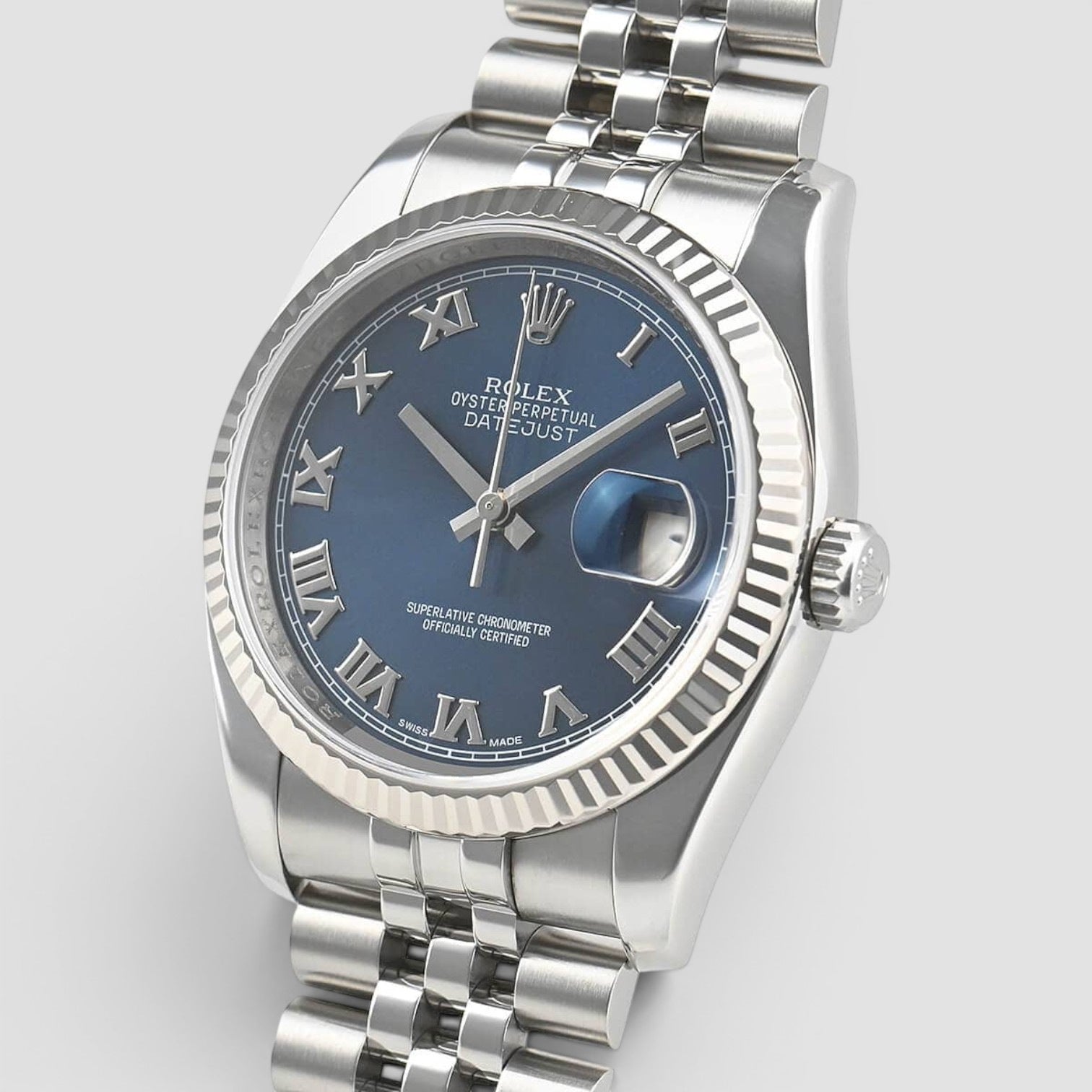 Datejust 36 Blue Roman Dial Jubilee