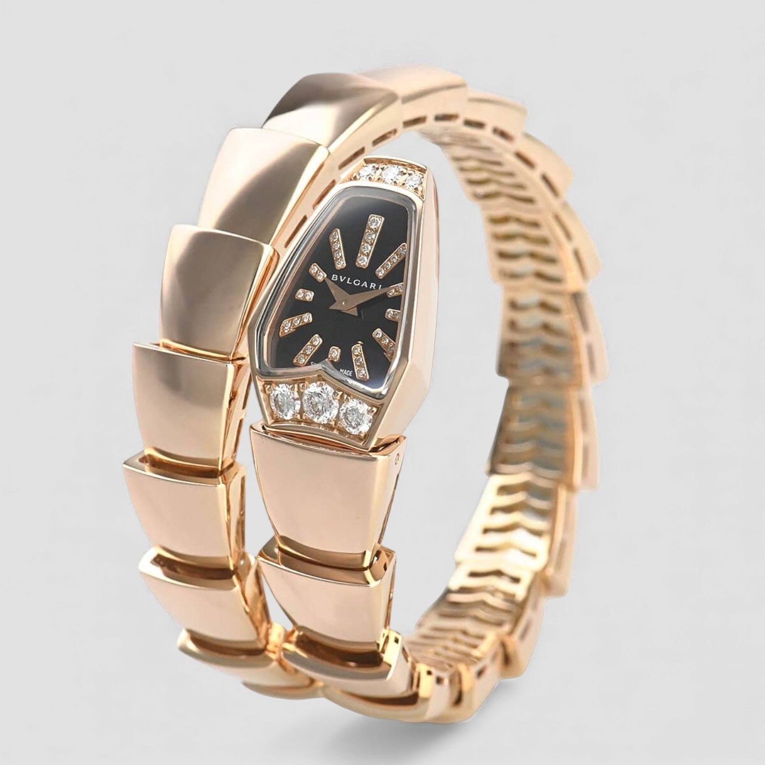 Serpenti Ladies 18 Carat Rose Gold Watch