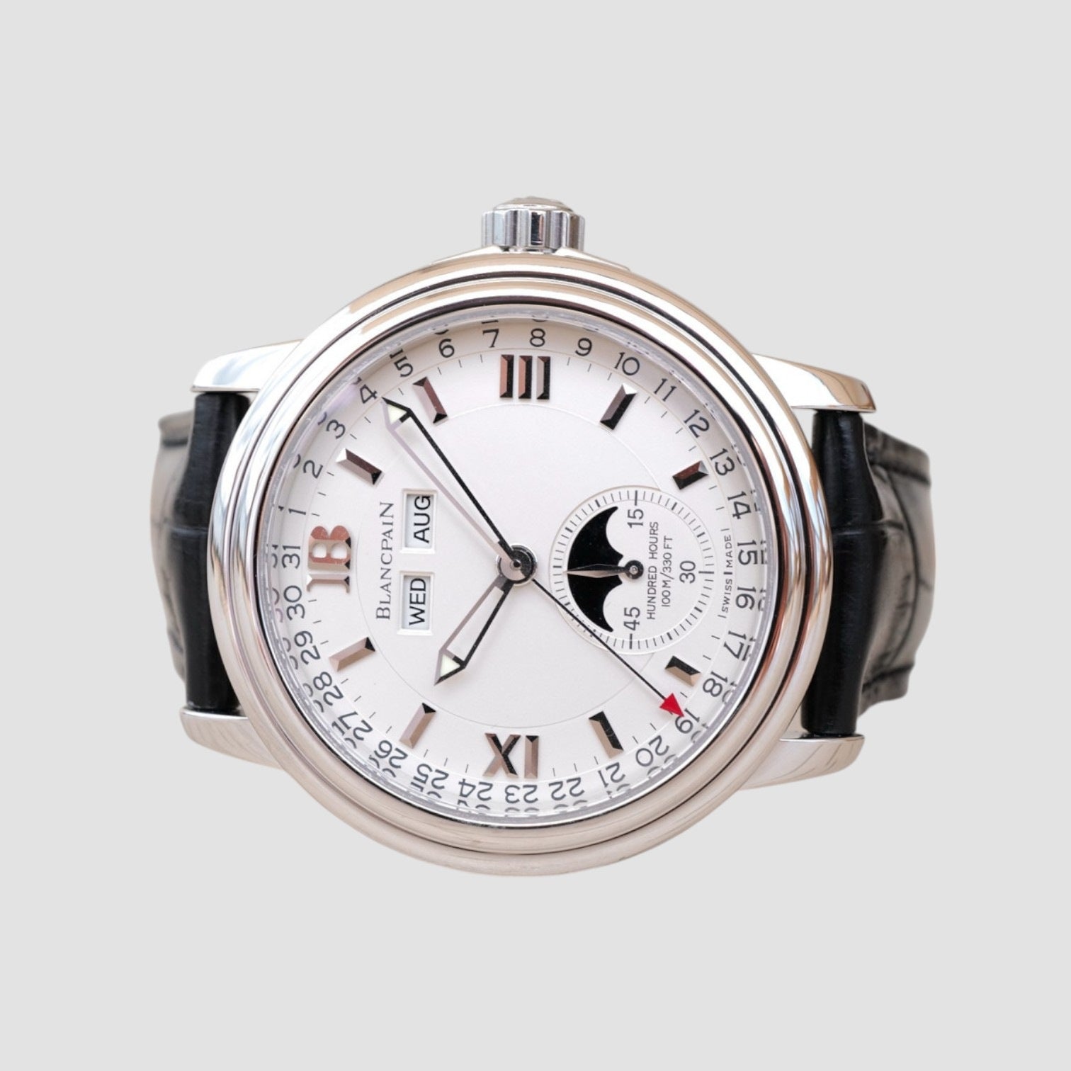 Leman - Moonphase Complete Calendar Limited Edition White Gold