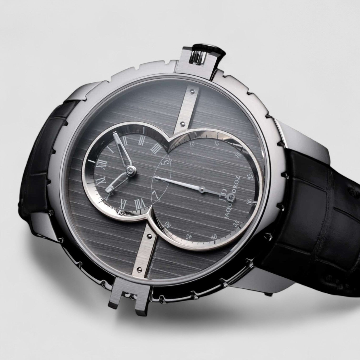 Grande Seconde SW Gray Dial Stainless Steel Men's Watch