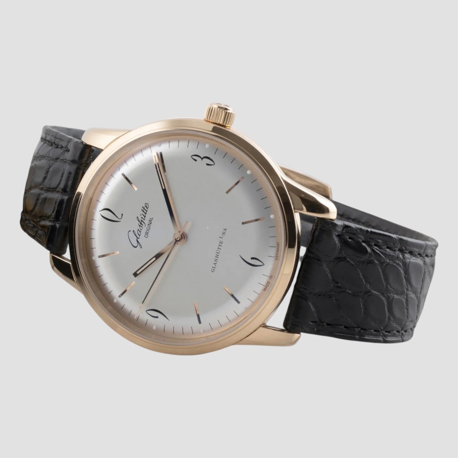 Senator Sixties 18 Rose Gold Automatic Watch