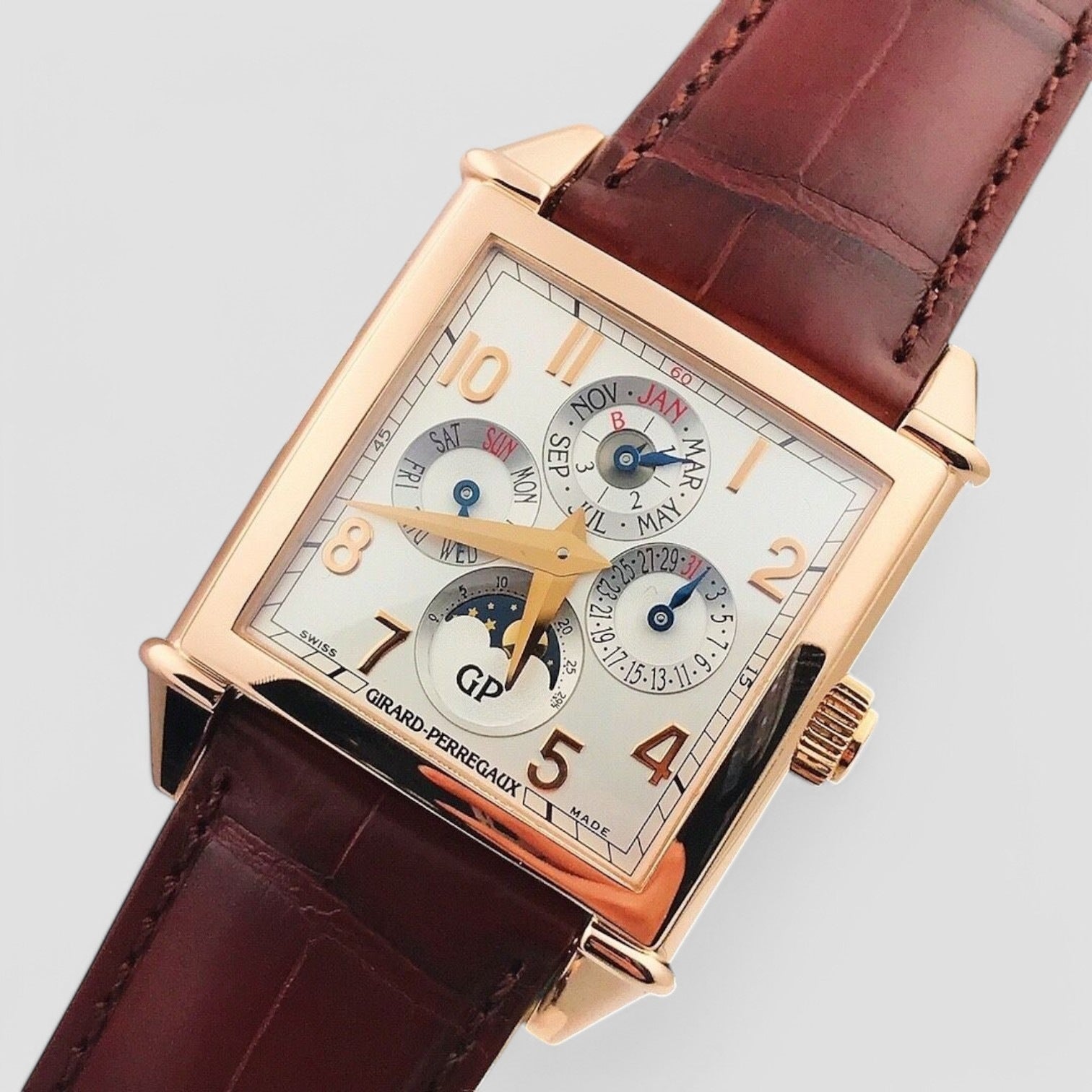 Men's watch Square Perpetual Calendar