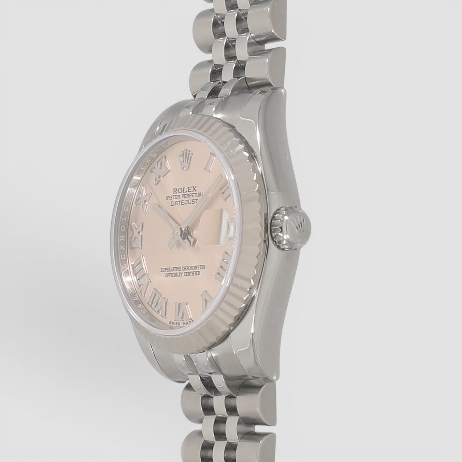 Datejust 31 pink roman dial jubilee
