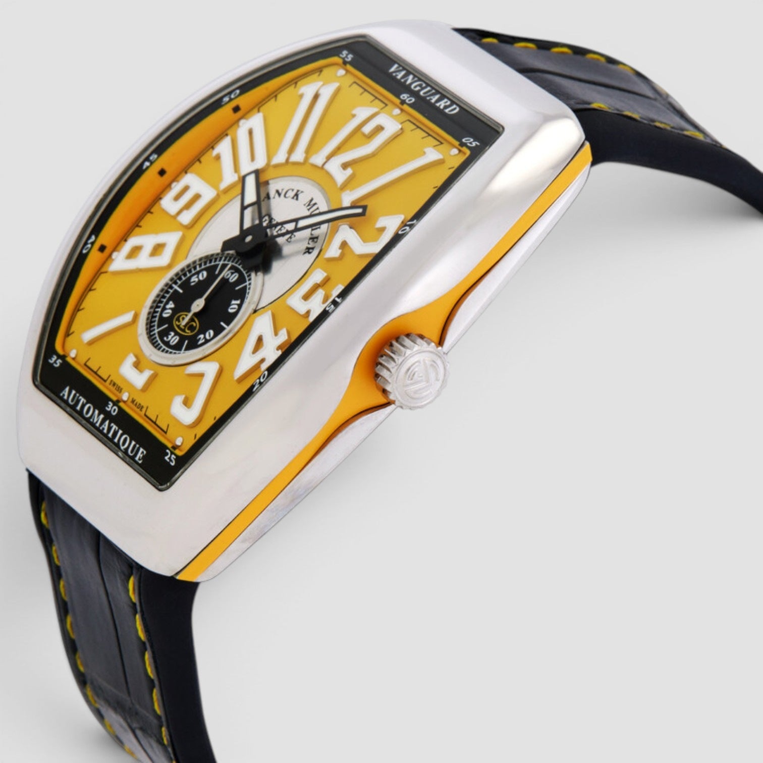 Vanguard Slim Vintage Automatic Yellow Dial 41mm