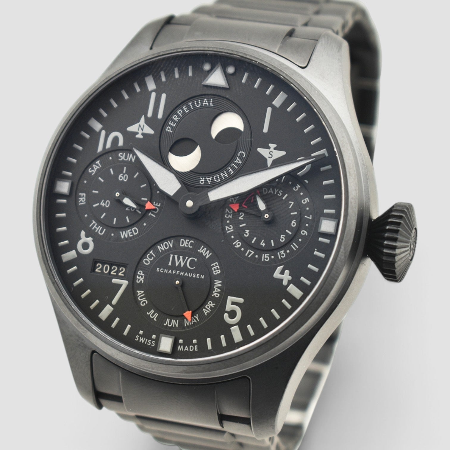 Big Pilot’s Watch Perpetual Calendar Top Gun Ceratanium 46.2mm
