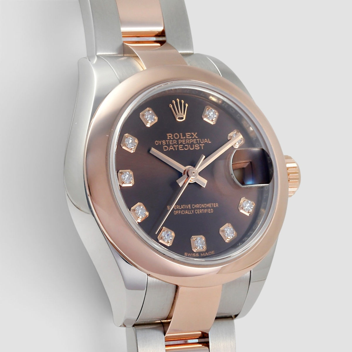 Lady-Datejust 28 Chocolate Diamond Dial