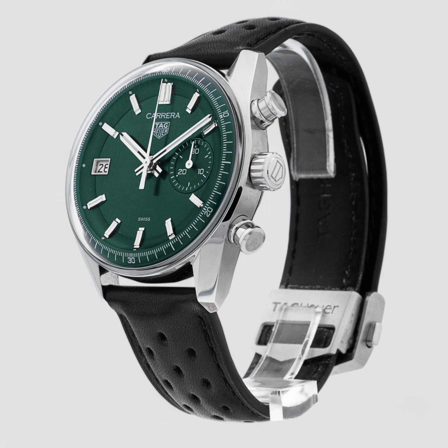 Carrera Glassbox Chronograph Green