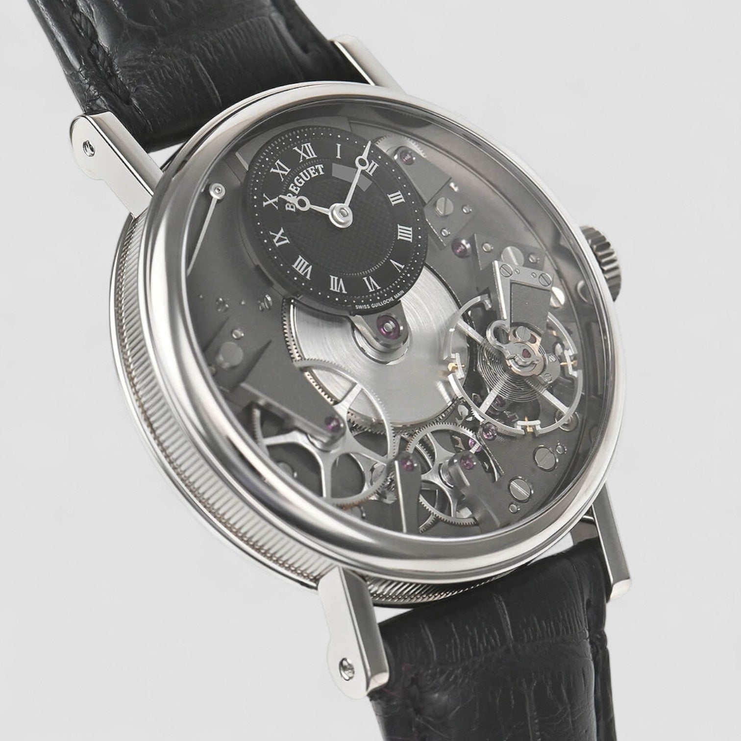 La Tradition 18K White Gold / Black Dial Description