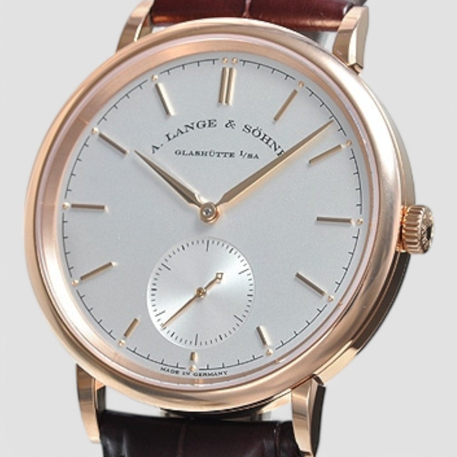 Saxonia Automatik 18K Rose Gold / Silver Dial