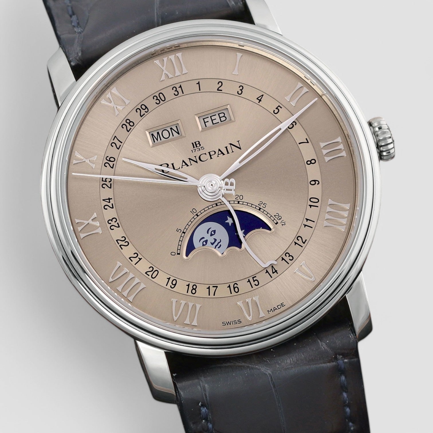 Villeret Complete Calendar & Moonphase 40mm