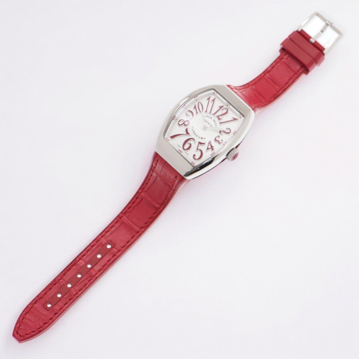 Vanguard 32MM Quartz Red Silver Dial