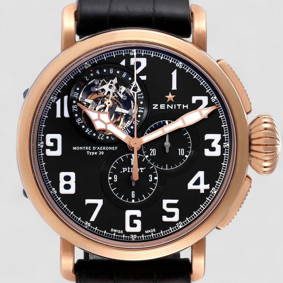 Pilot Montre d'Aeronef Type 20 Tourbillon Men's Watch