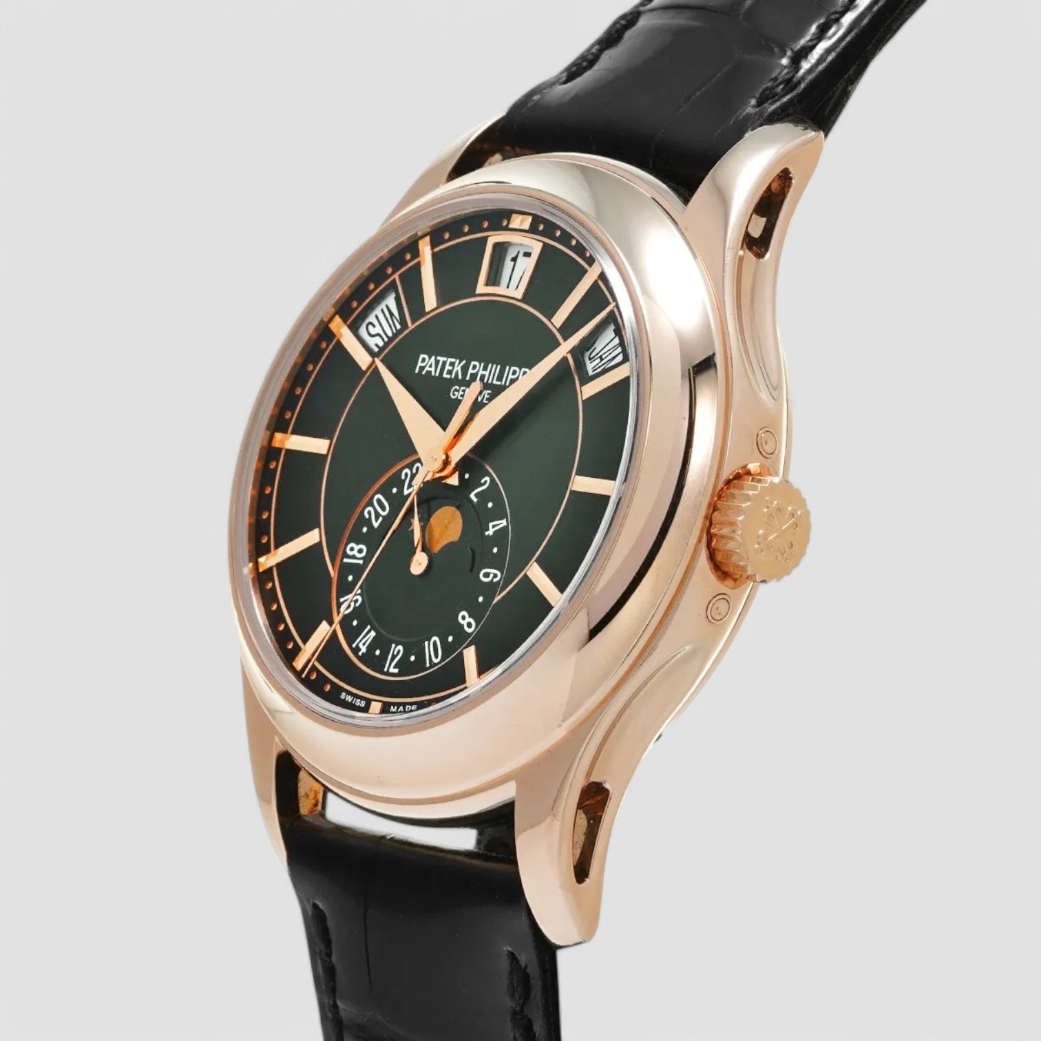 Annual Calendar 5205R Green Dial 18k Rose Gold