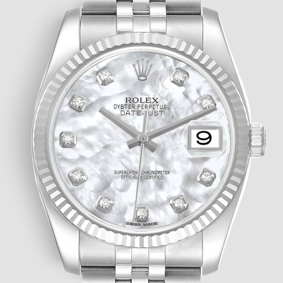 Datejust 36 Mother-of-Pearl Diamond Dial Jubilee