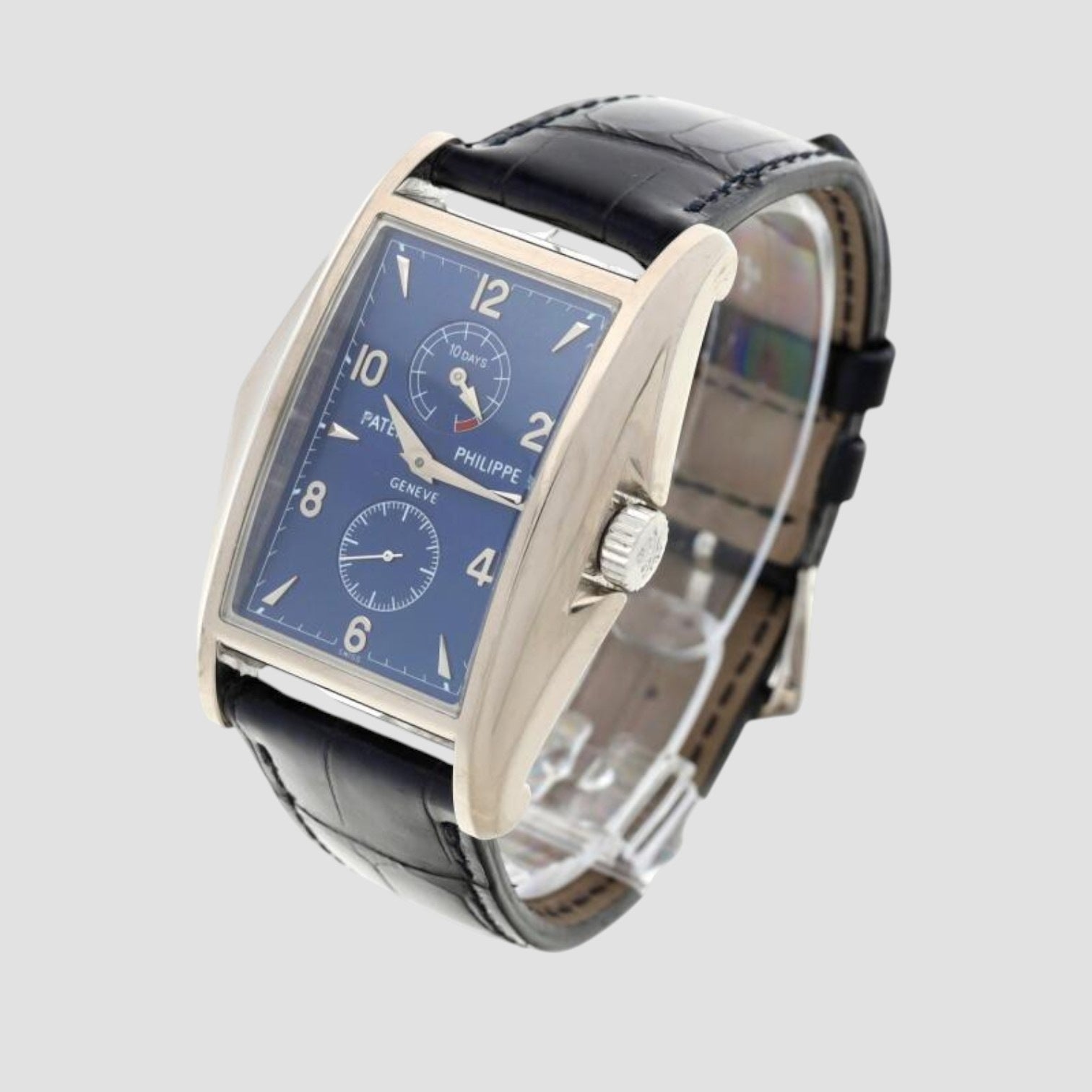 Gondolo 10-Day Power Reserve 18K White Gold Blue Dial