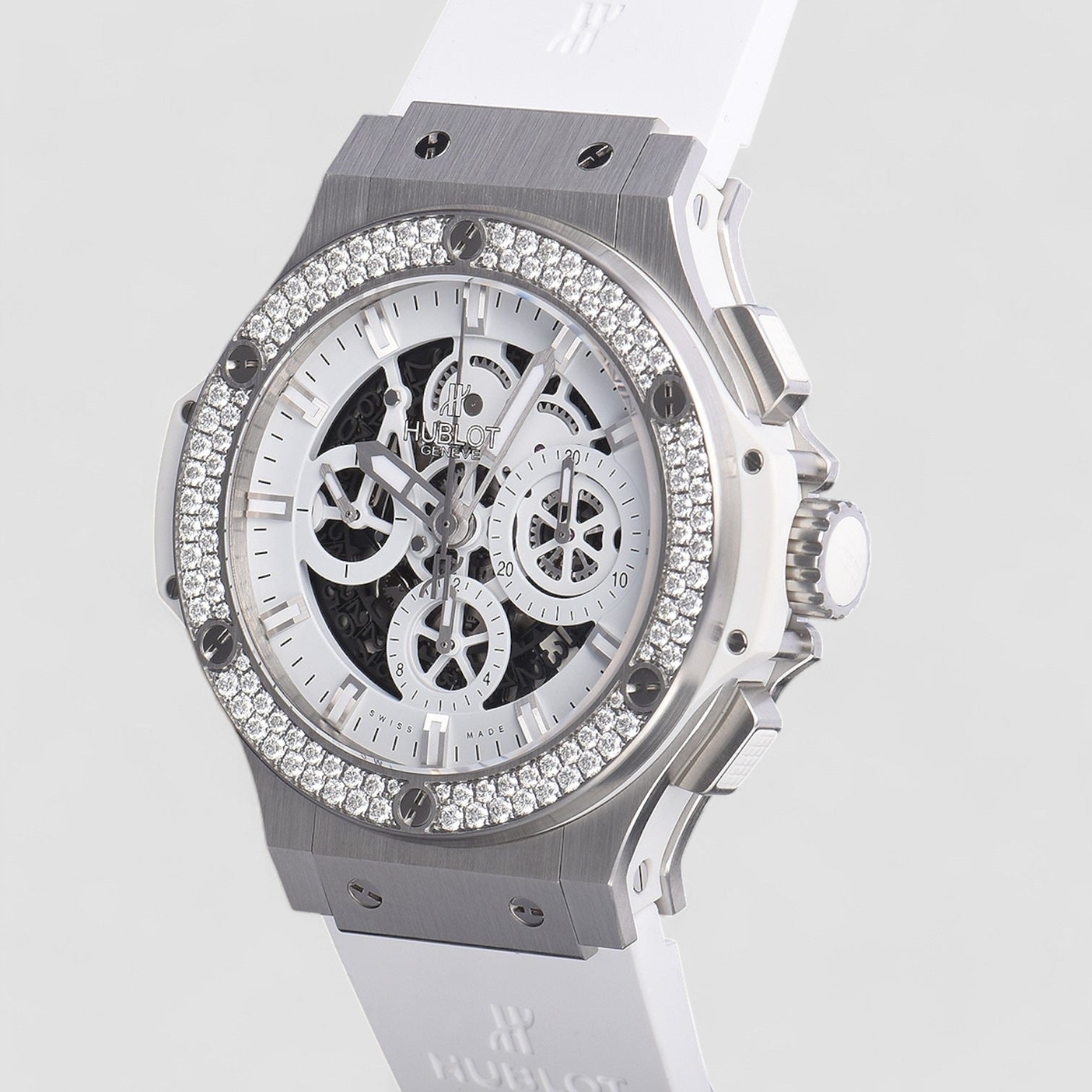 Big Bang Aero Bang All White Diamond Men's Watch