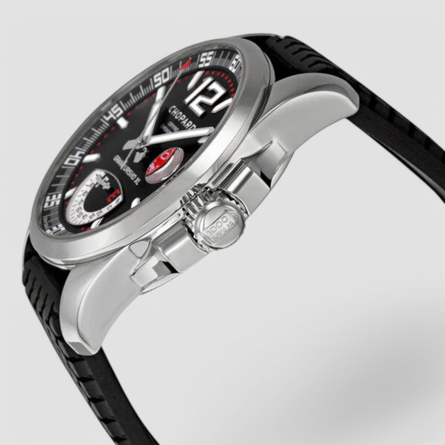 Mille Miglia Steel Black Rubber Men's Watch