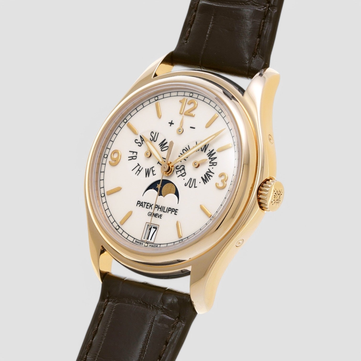 Annual Calendar 5146 Cream Dial 18K Yellow Gold