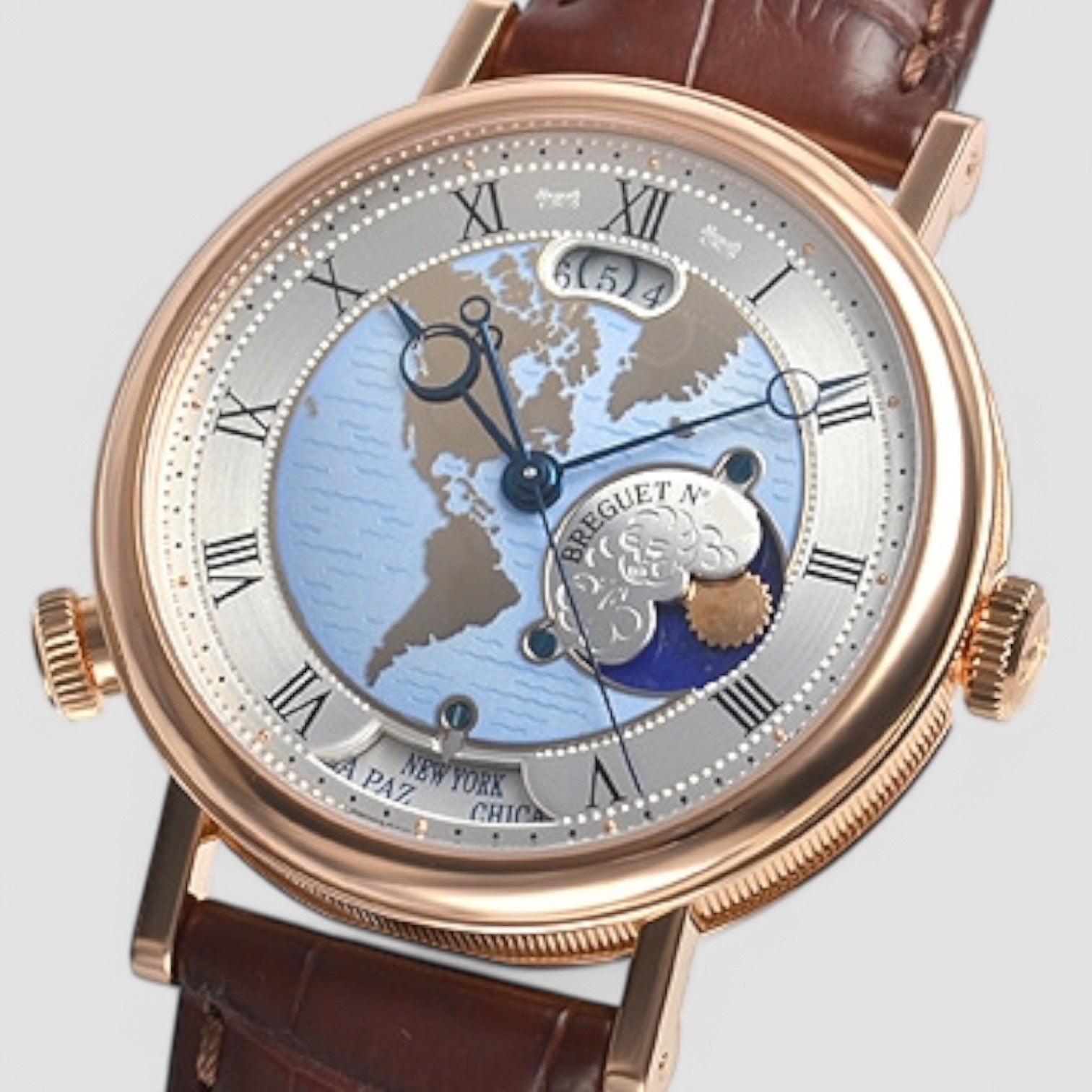 Classique Hora Mundi USA 18K Rose Gold
