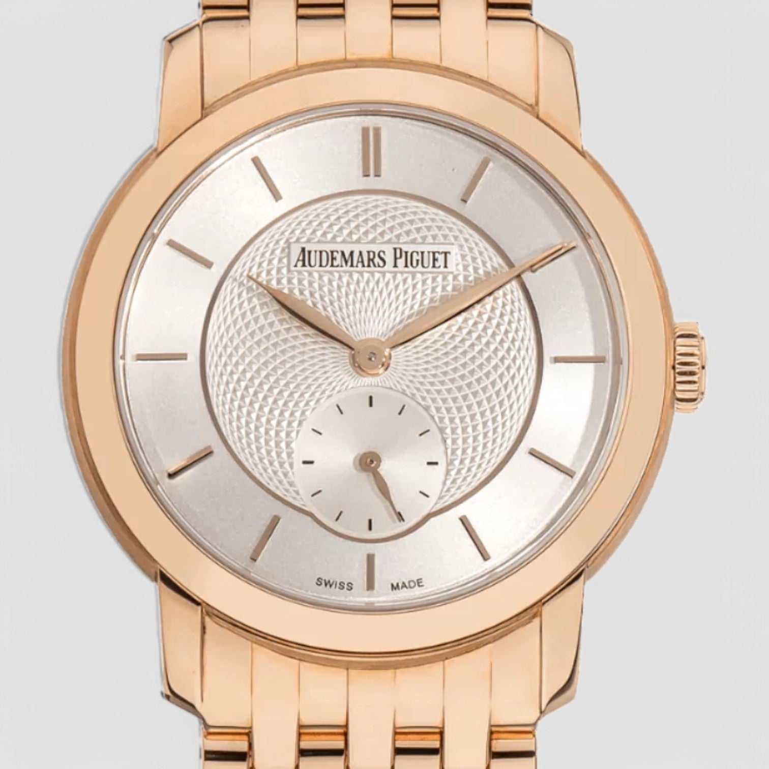 Jules Audemars Silver Index Dial Ladies Watch