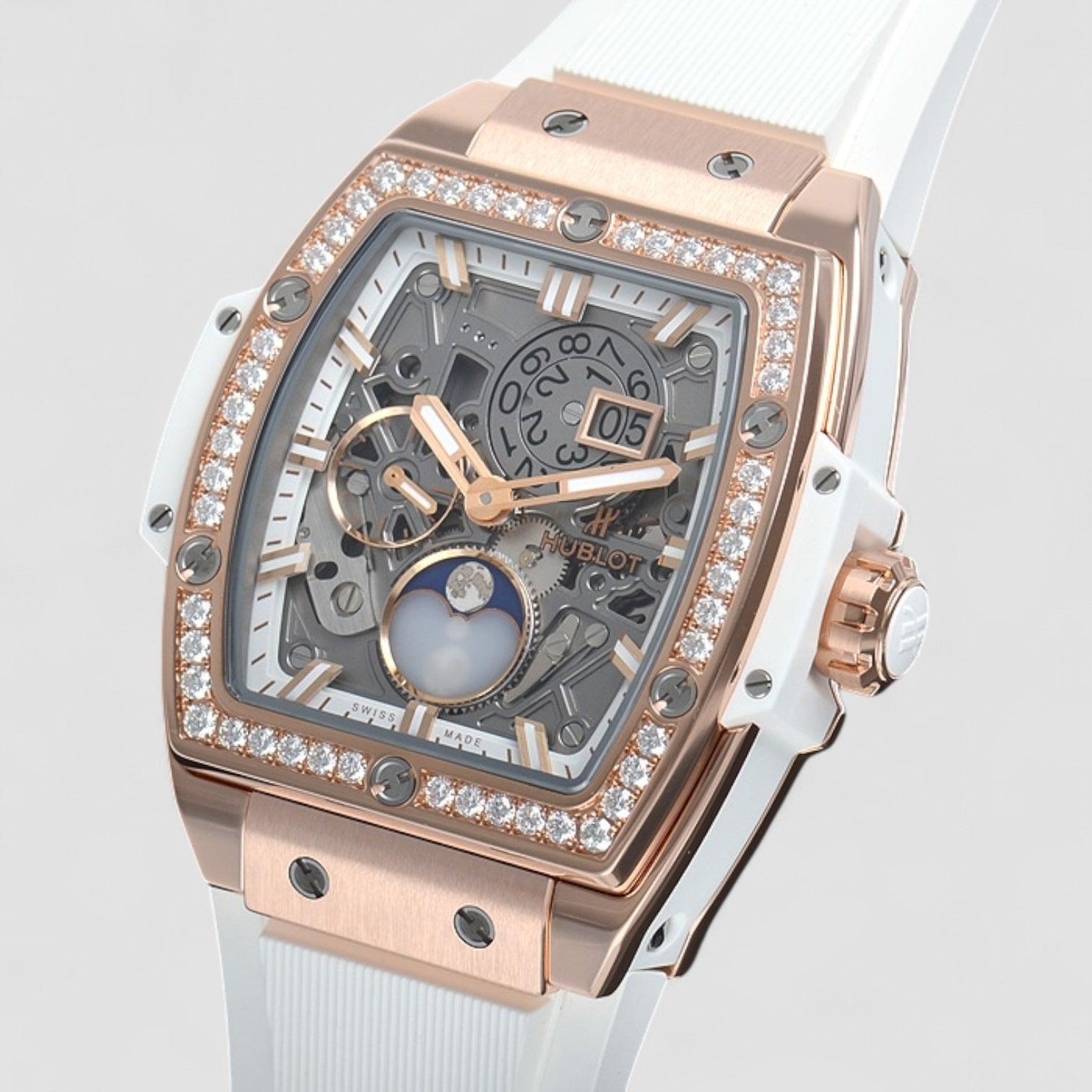 Spirit of Big Bang Moonphase Diamond Watch