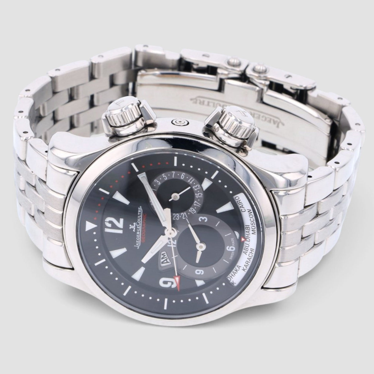 Master Compressor Geographic 41mm Steel Black Dial