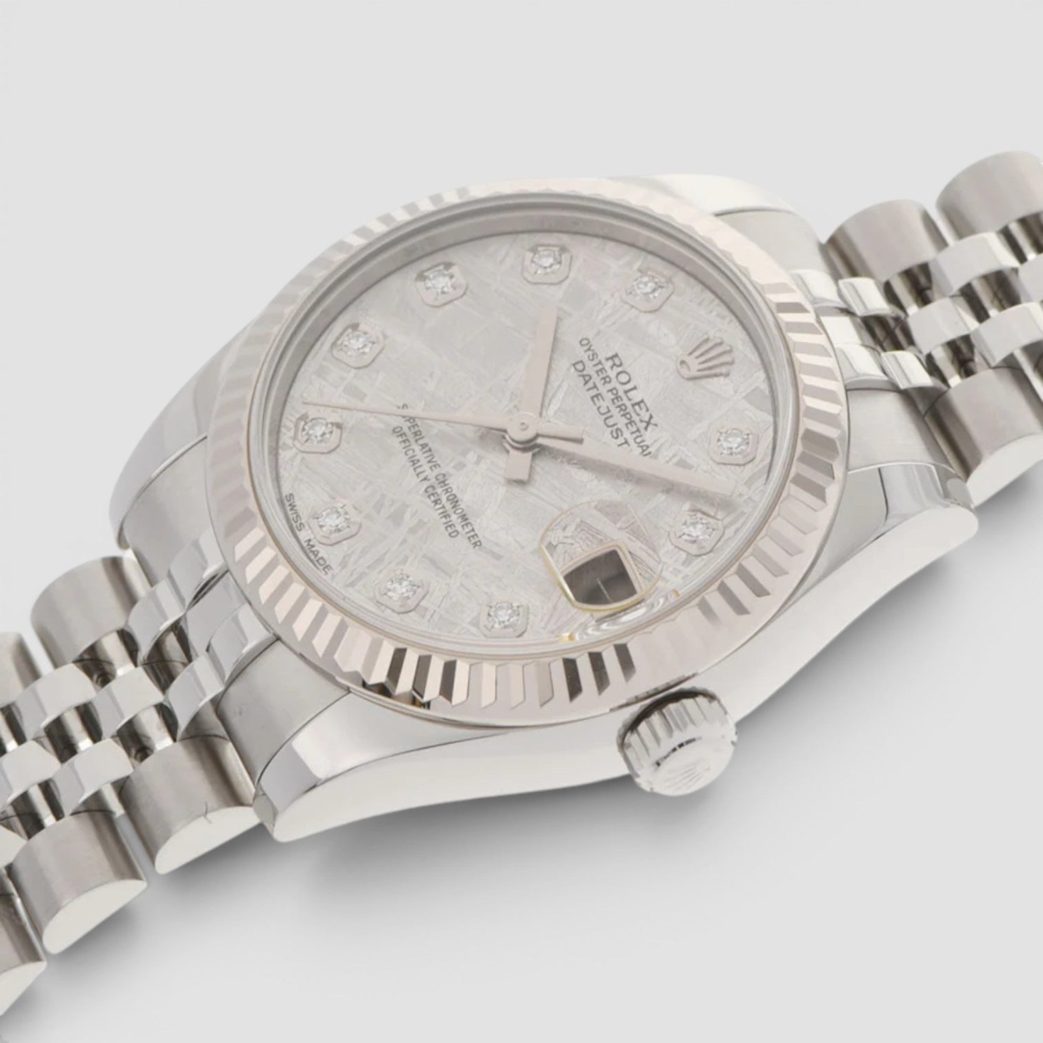 Datejust 31 meteorite diamond dial jubilee