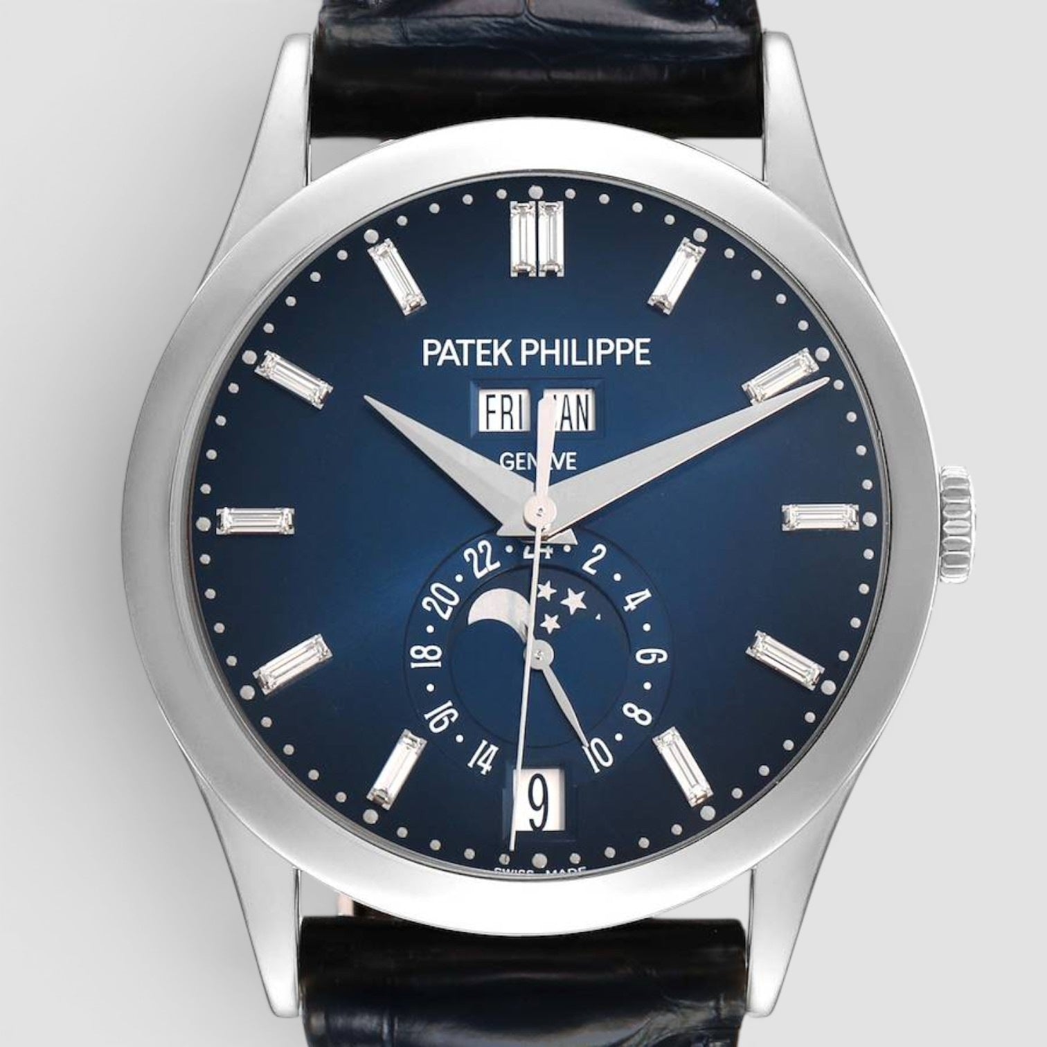 Annual Calendar Blue Dial