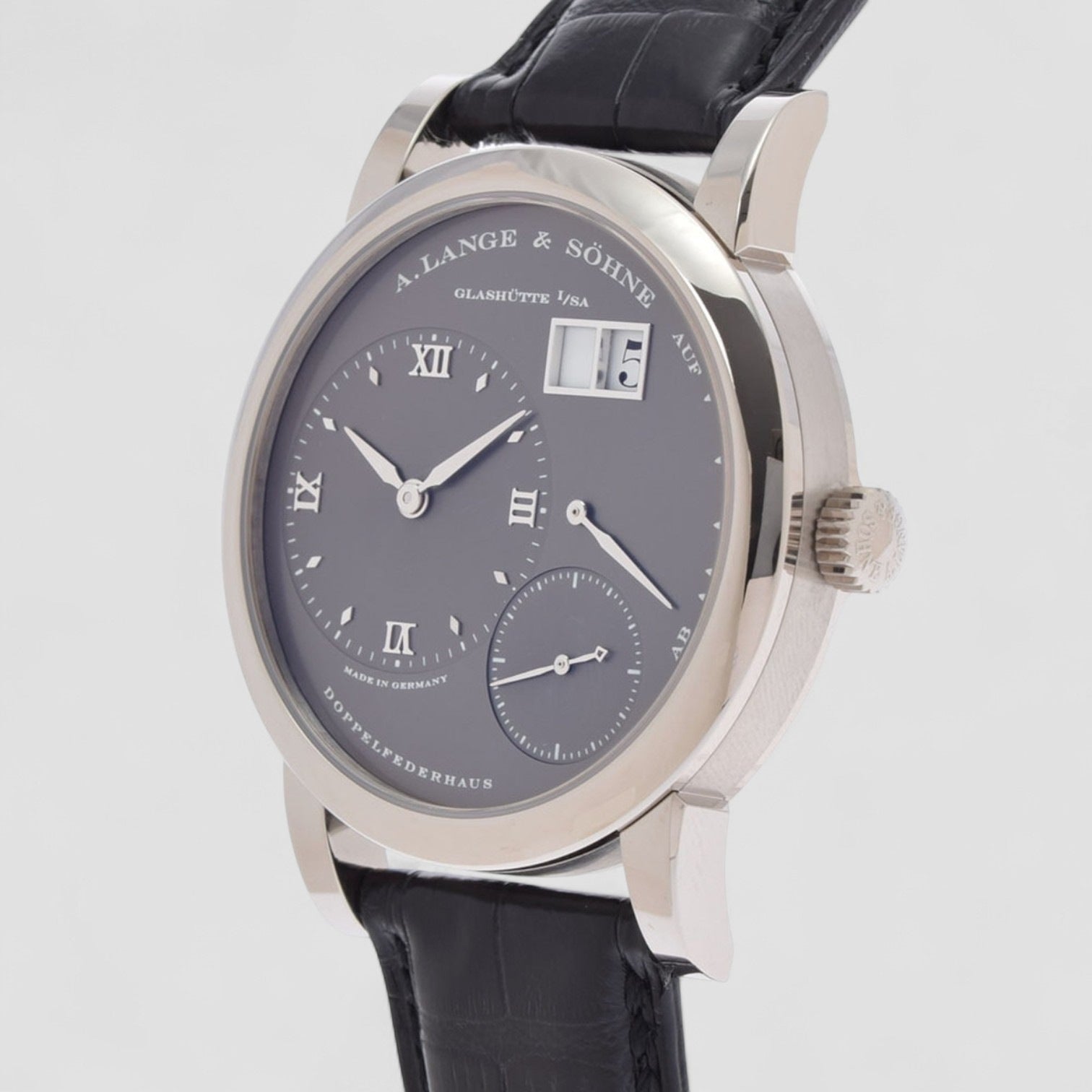 Lange 1 18K White Gold Gray Slate Dial