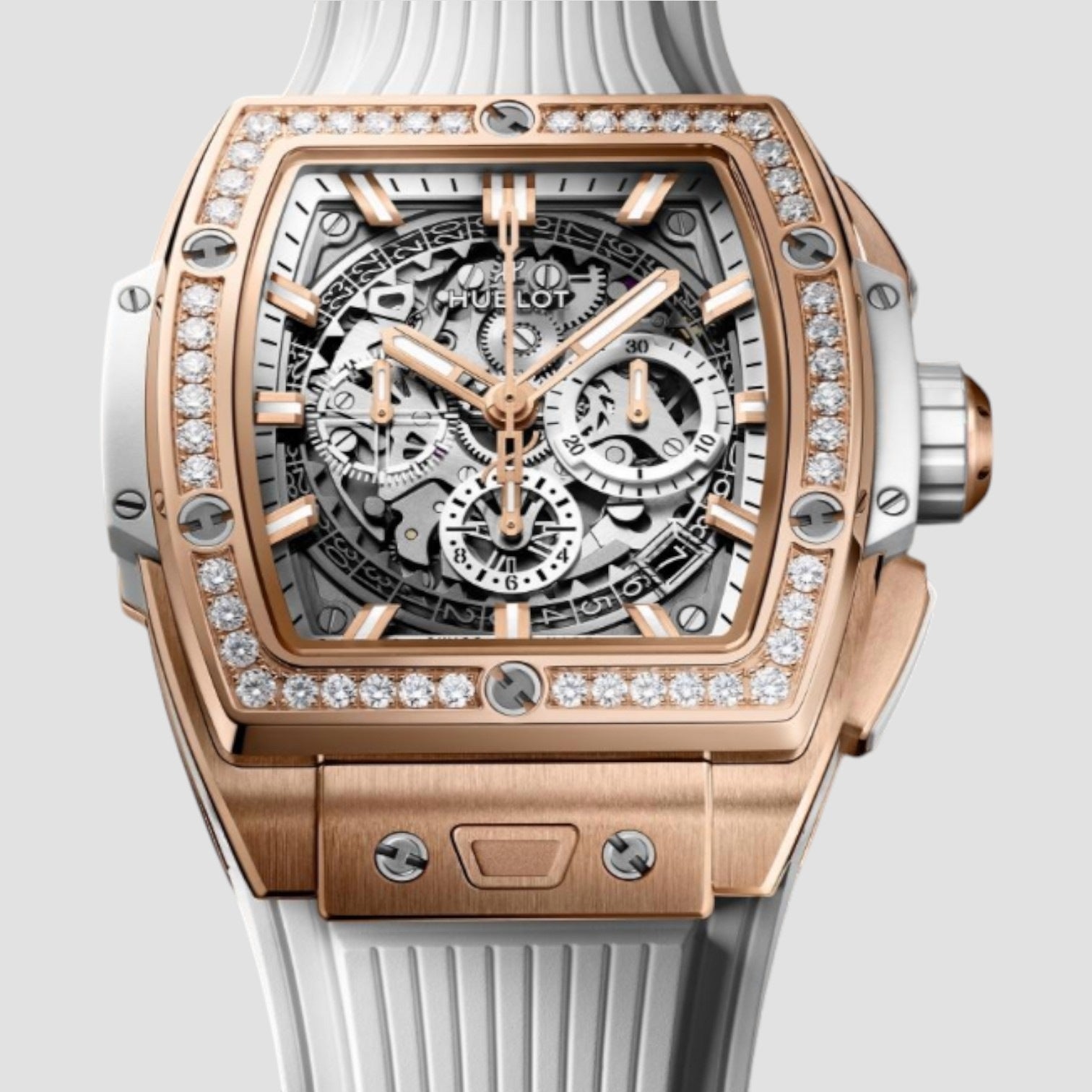 Spirit of Big Bang King Gold White Diamonds 42mm