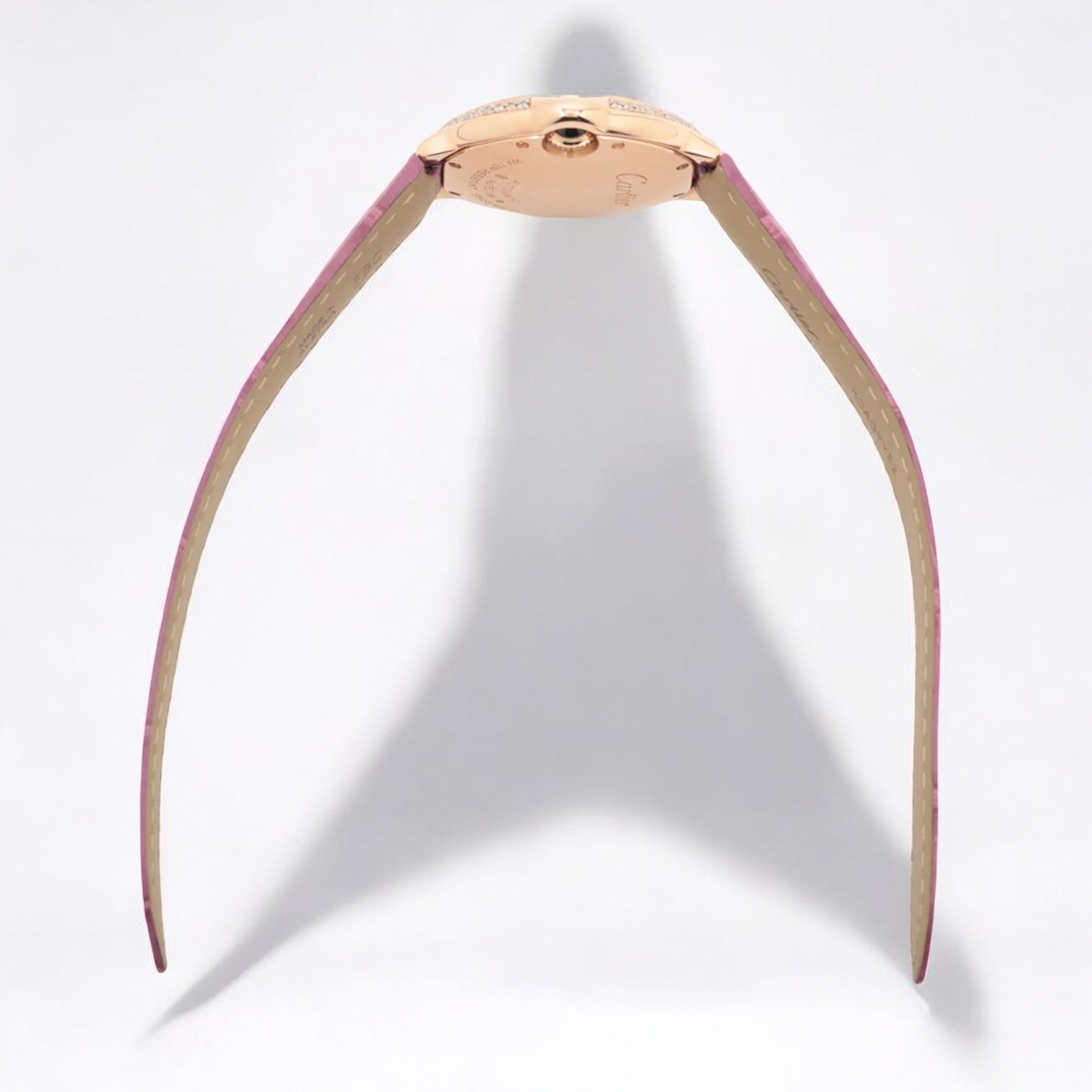 Ballon Bleu - Diamond Bezel Rose Gold Silver Dial 33 mm