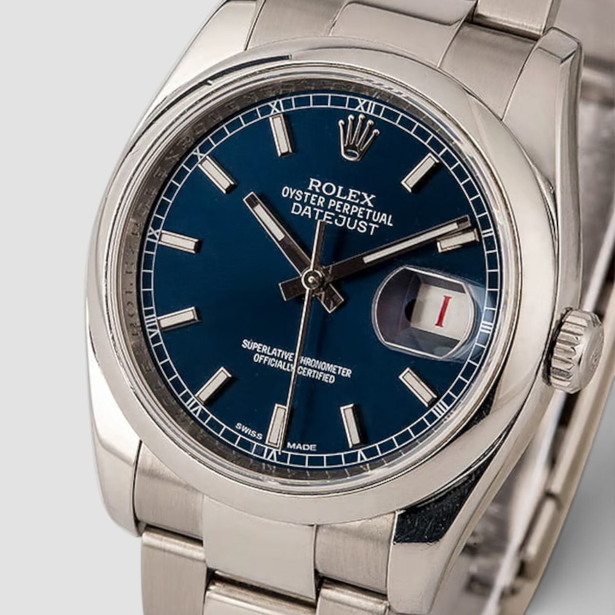 Datejust 36 Blue Index Dial Oyster