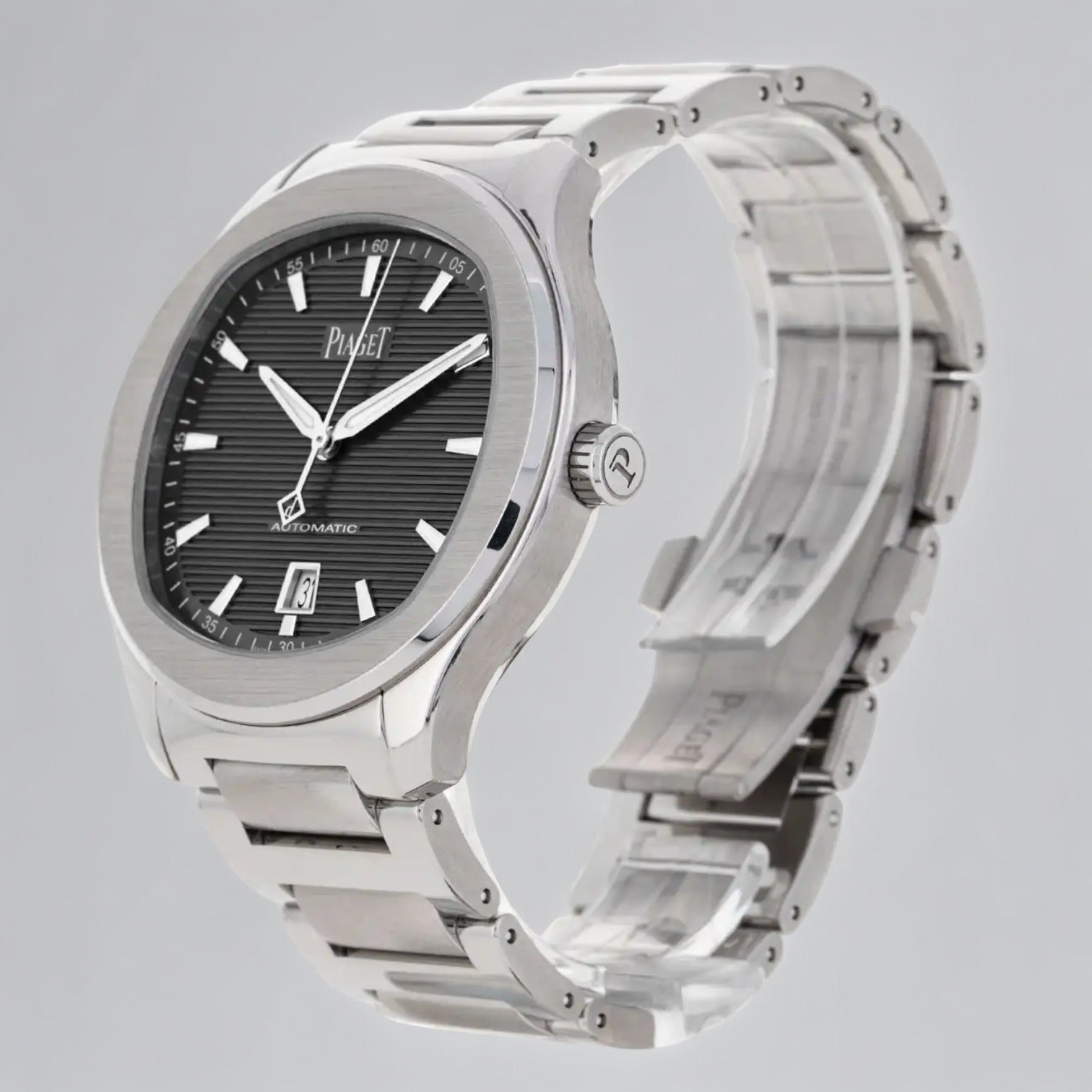 Polo S Automatic Grey Guilloche Dial
