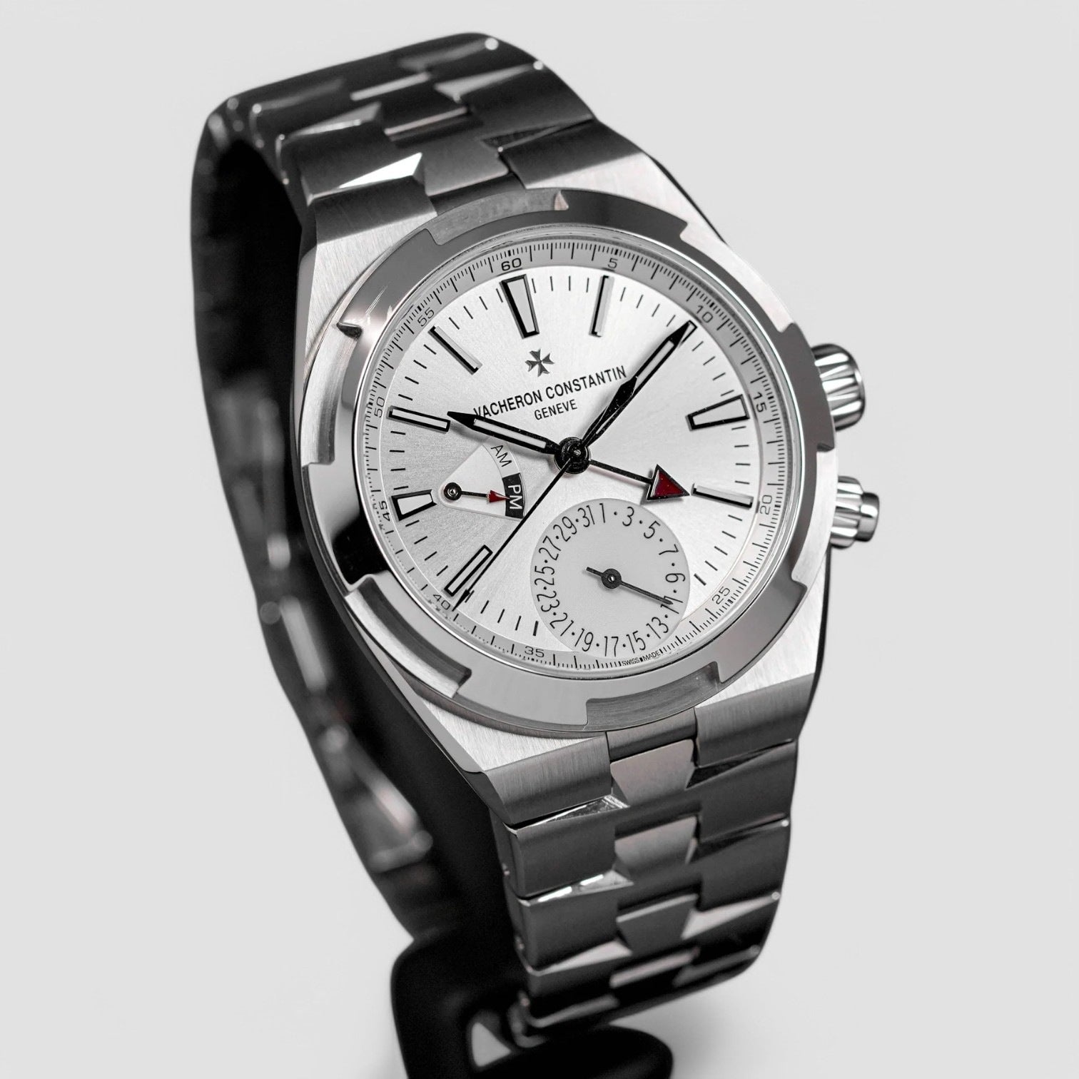Overseas Dual Time SS Silver Dial FULL SET 2024