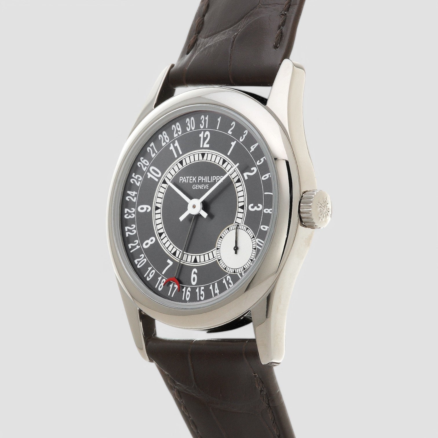 Calatrava 18K White Gold Gray Dial