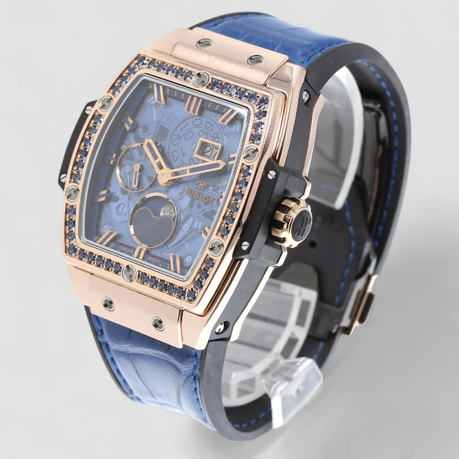 Spirit Of Big Bang Moonphase King Gold Dark Blue