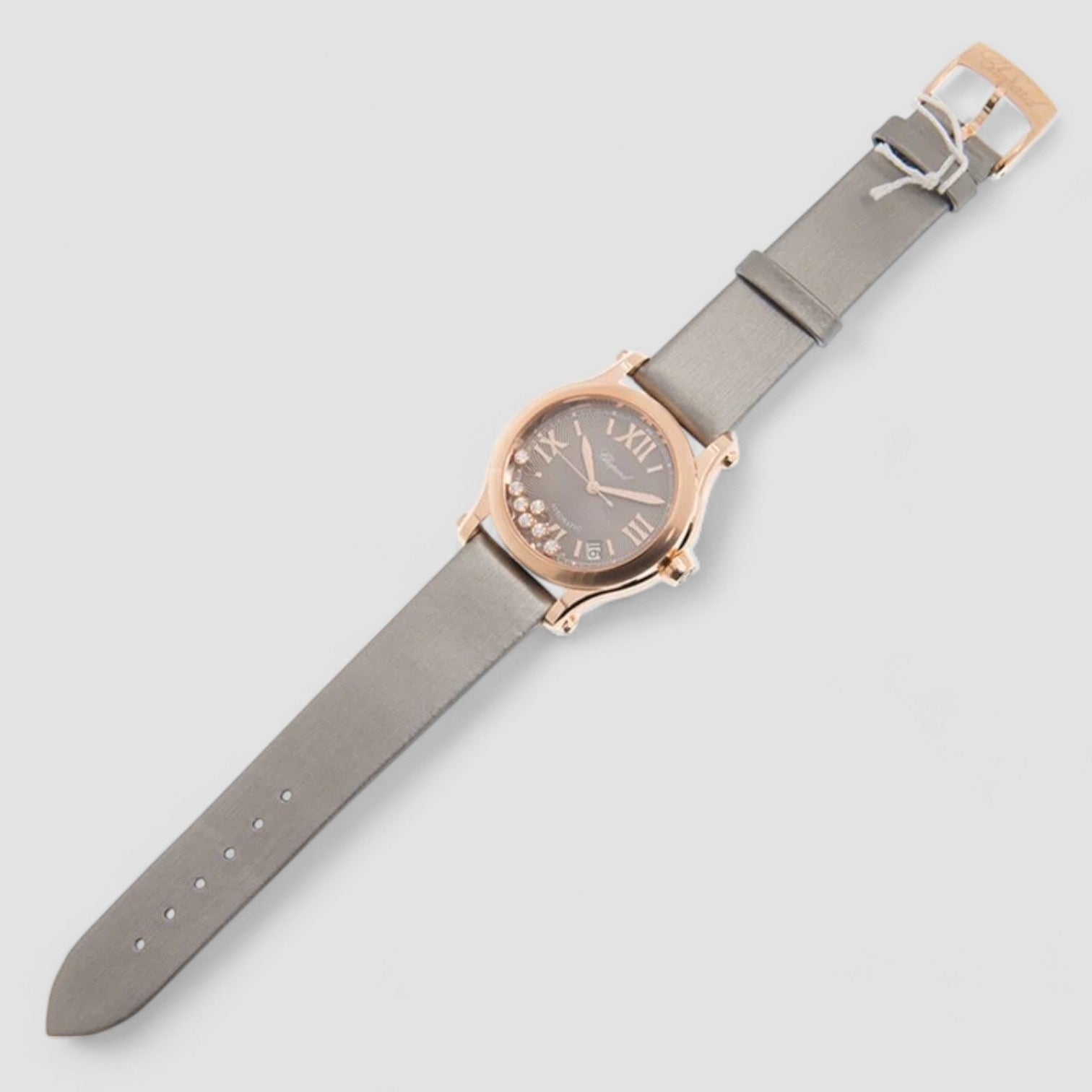 Happy Diamonds Automatic Grey Dial Watch