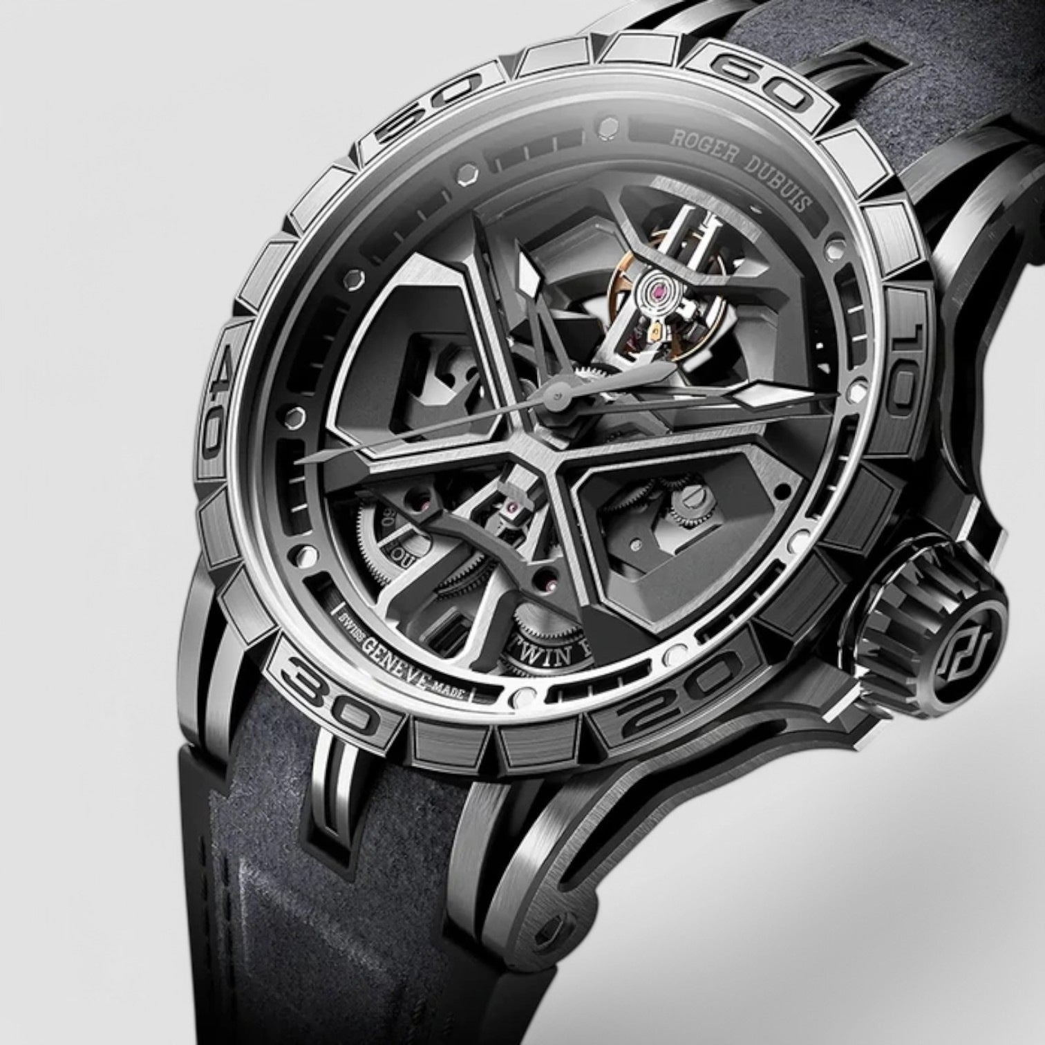 Excalibur Spider Huracan Titanium 45MM