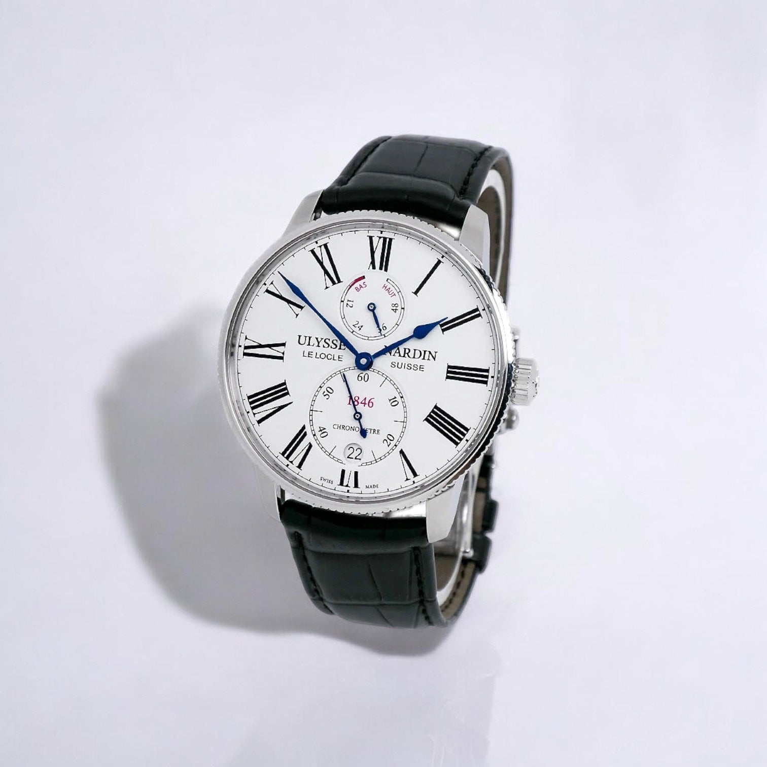 Marine Chronometer Torpilleur White Dial SS