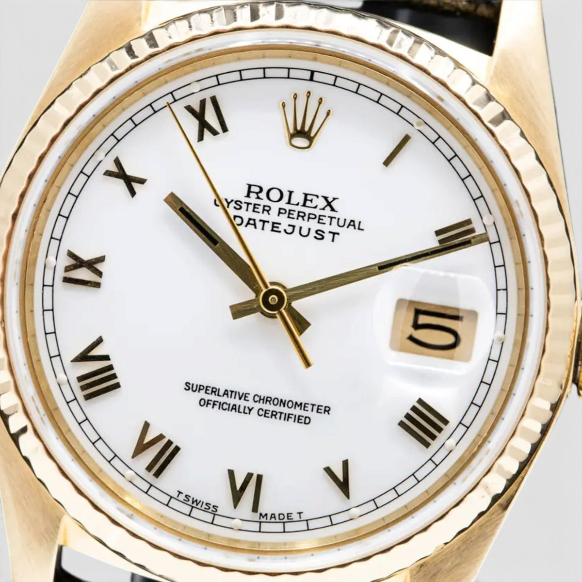 Datejust 36 White Roman Numeral Dial