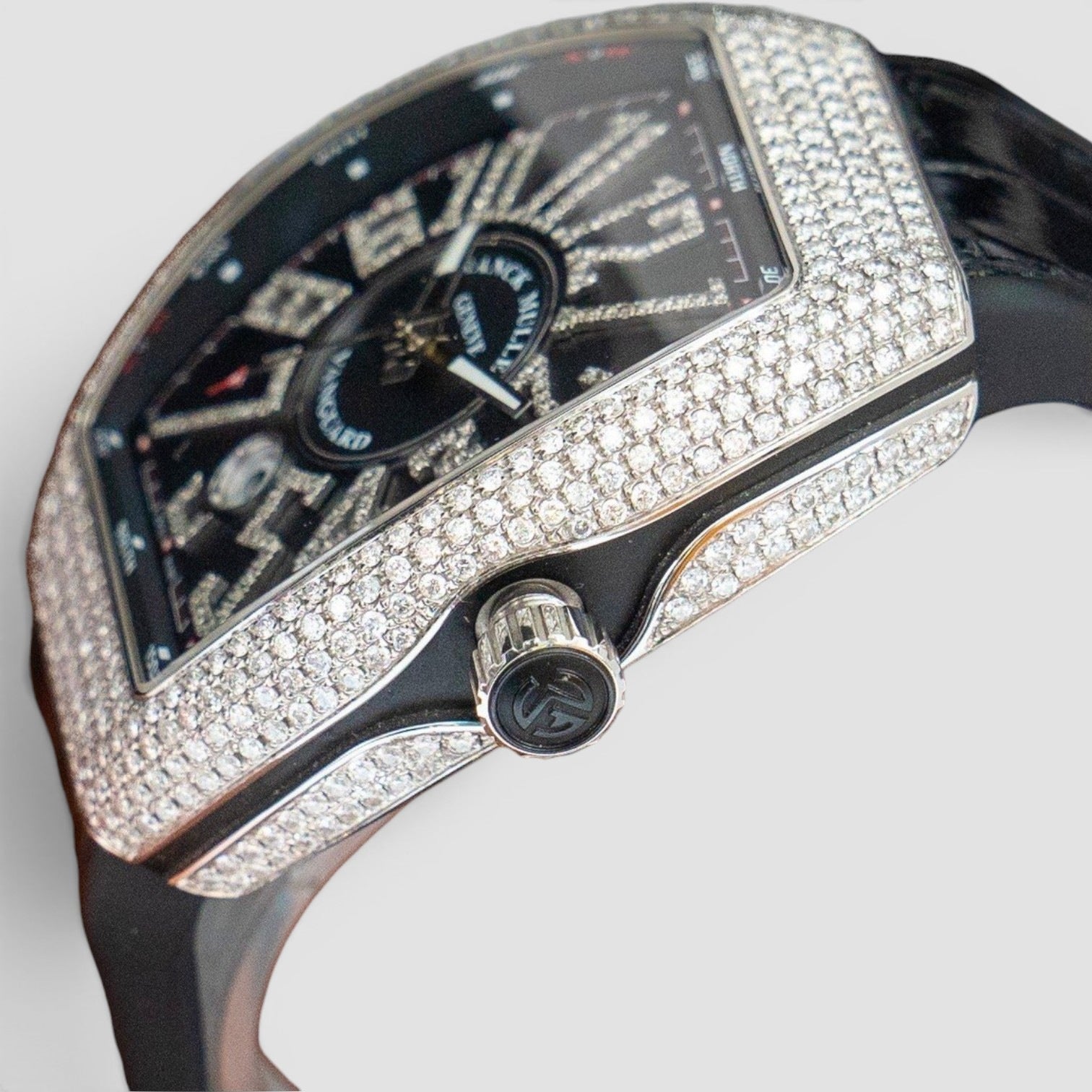 Vanguard Custom Diamond Black Dial