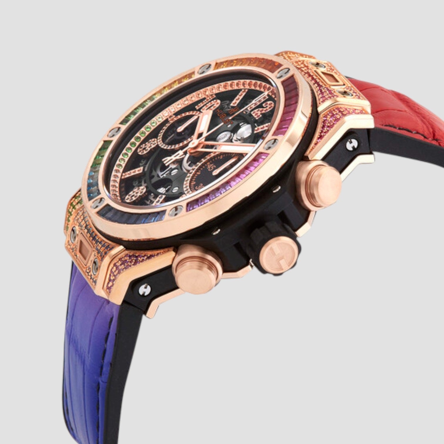 Big Bang Unico King Gold Rainbow Automatic Men's Watch