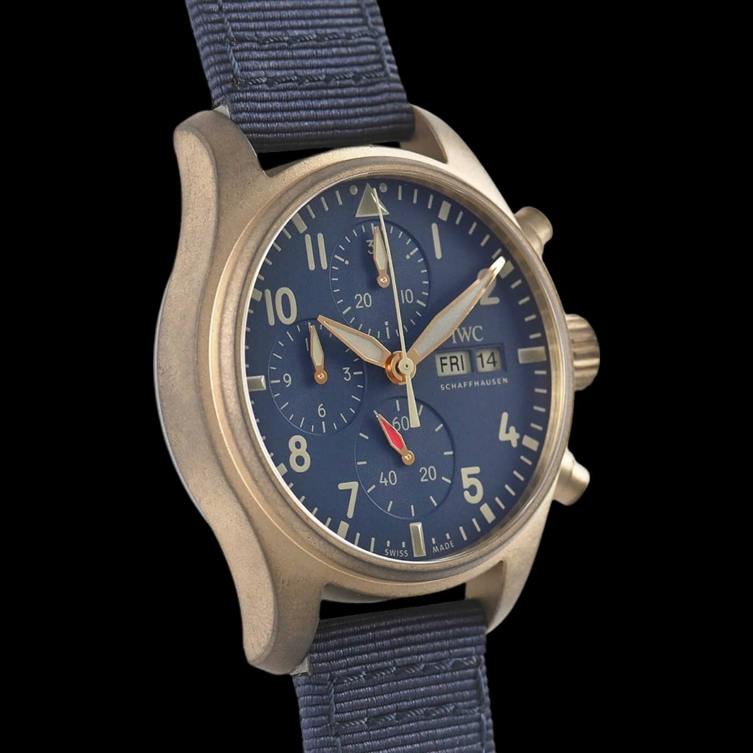 Pilots Watch Chronograph 41mm Bronze Blue Dial