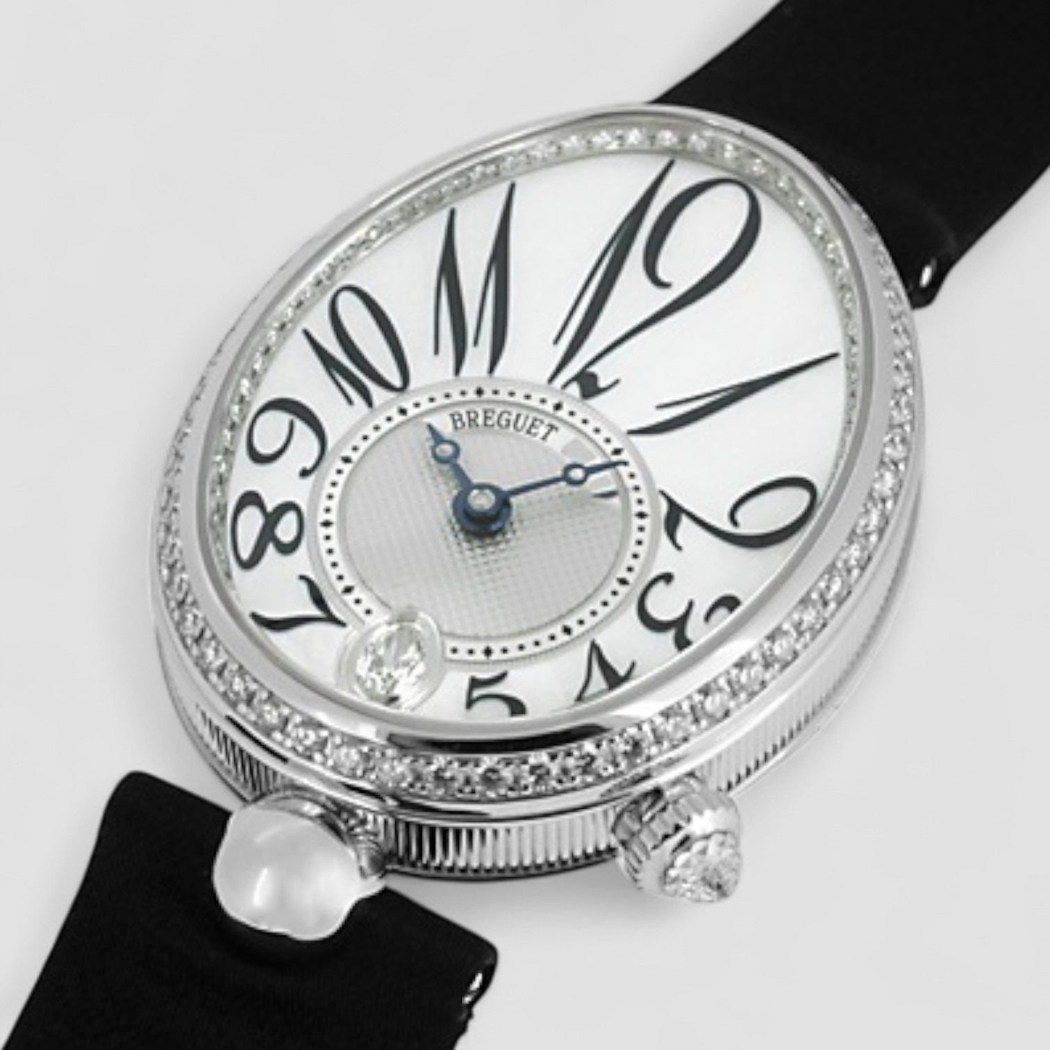 Reine De Naples Mother of Pearl Dial Diamond Automatic Ladies Watch