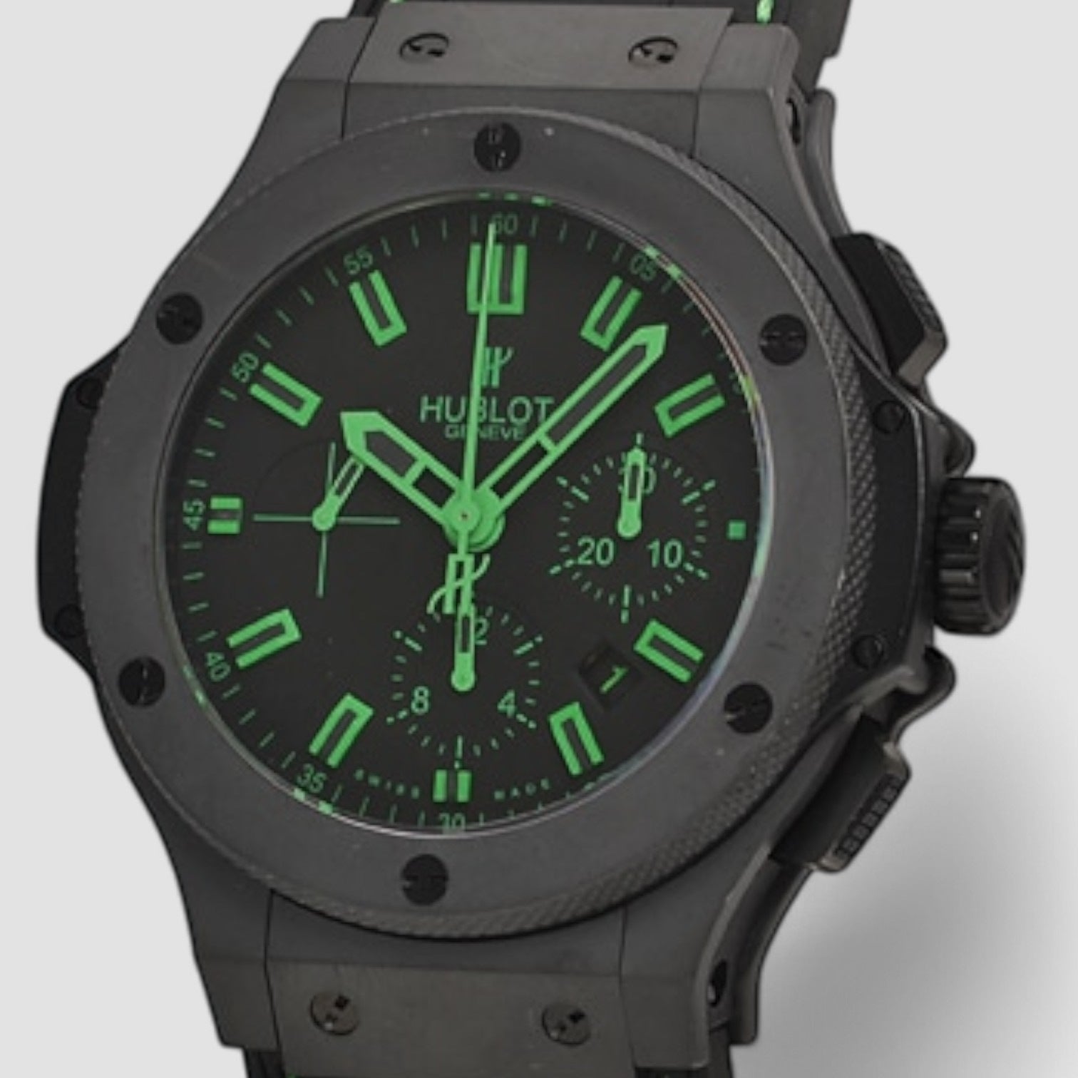 Big Bang All Black Chronograph 'Green' Limited Edition