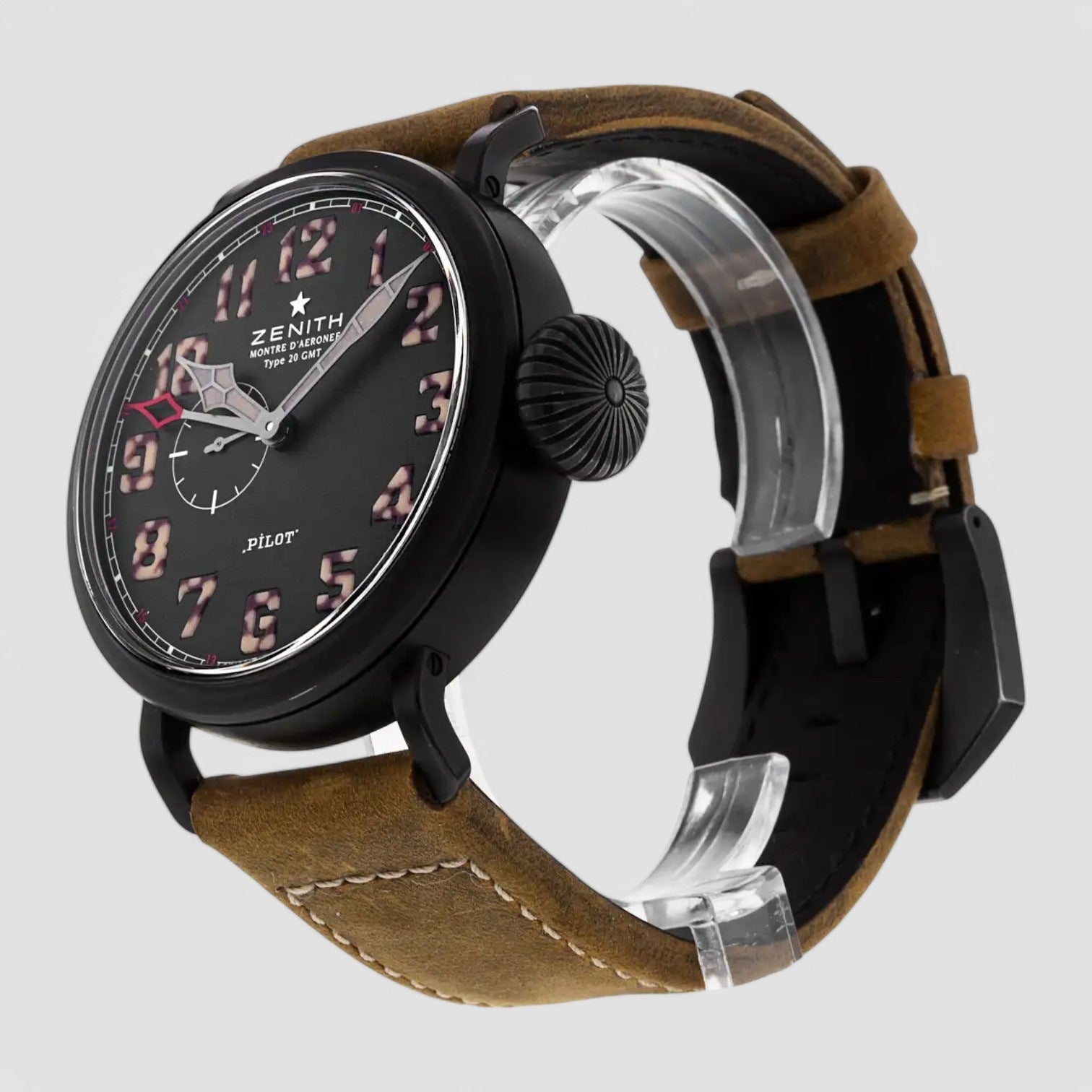 Pilot Type 20 GMT 48mm Automatic Black Arabic Dial