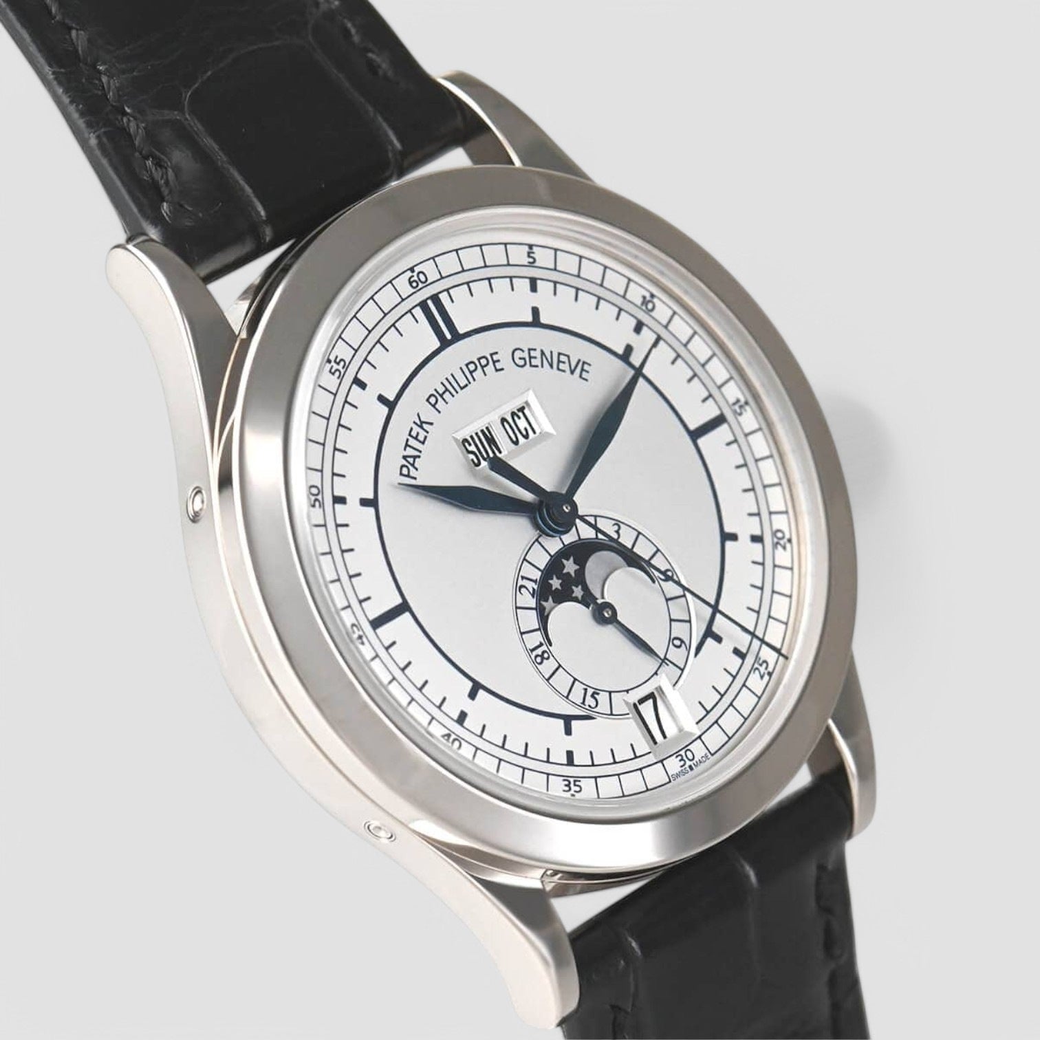 Annual Calendar Sector Dial 18K White Gold