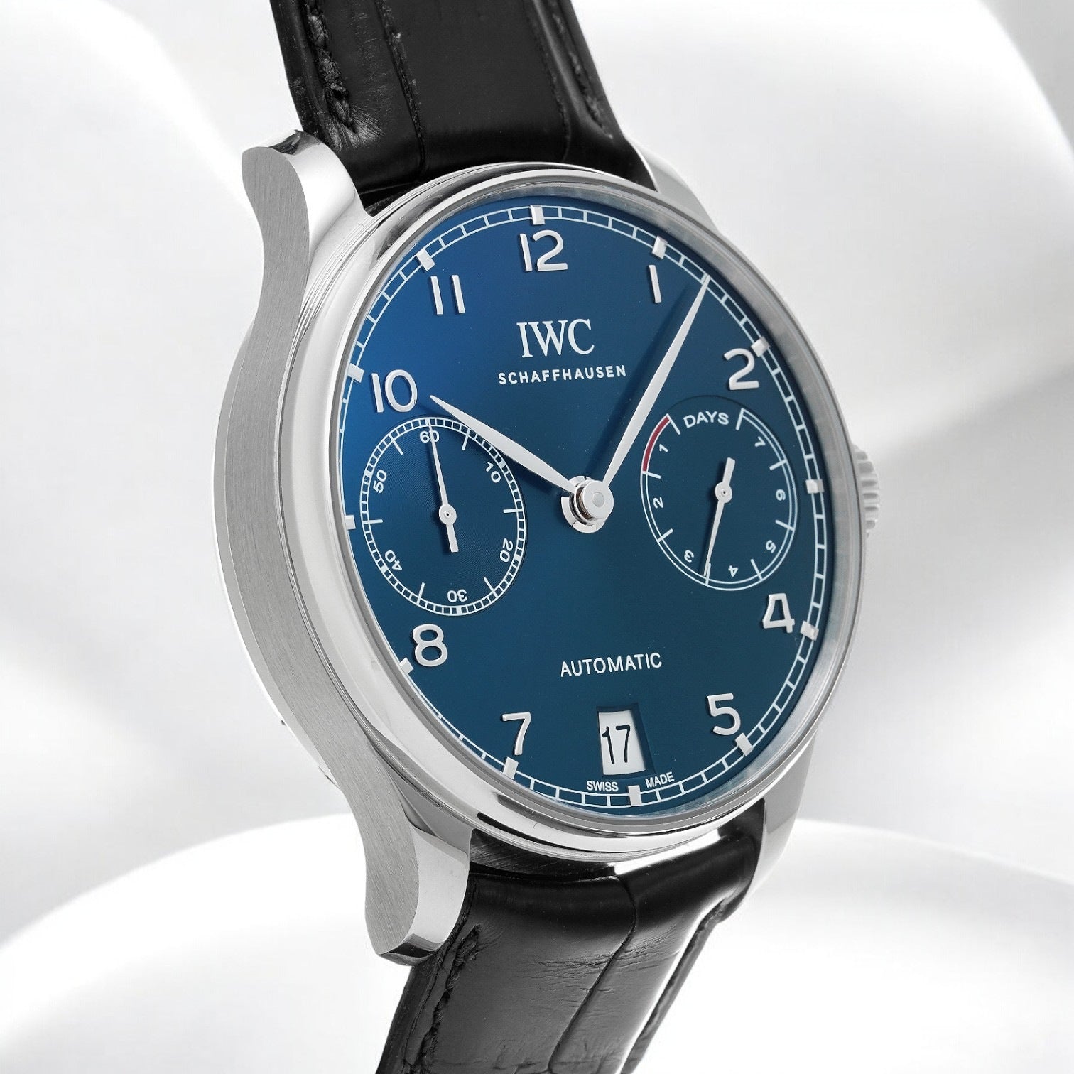 Portugieser 7 Day Automatic SS Blue Dial