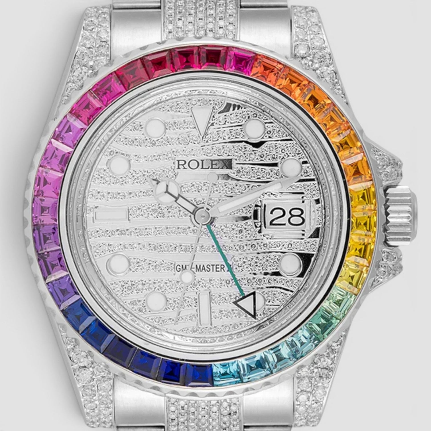GMT-Master II Rainbow Iced Out
