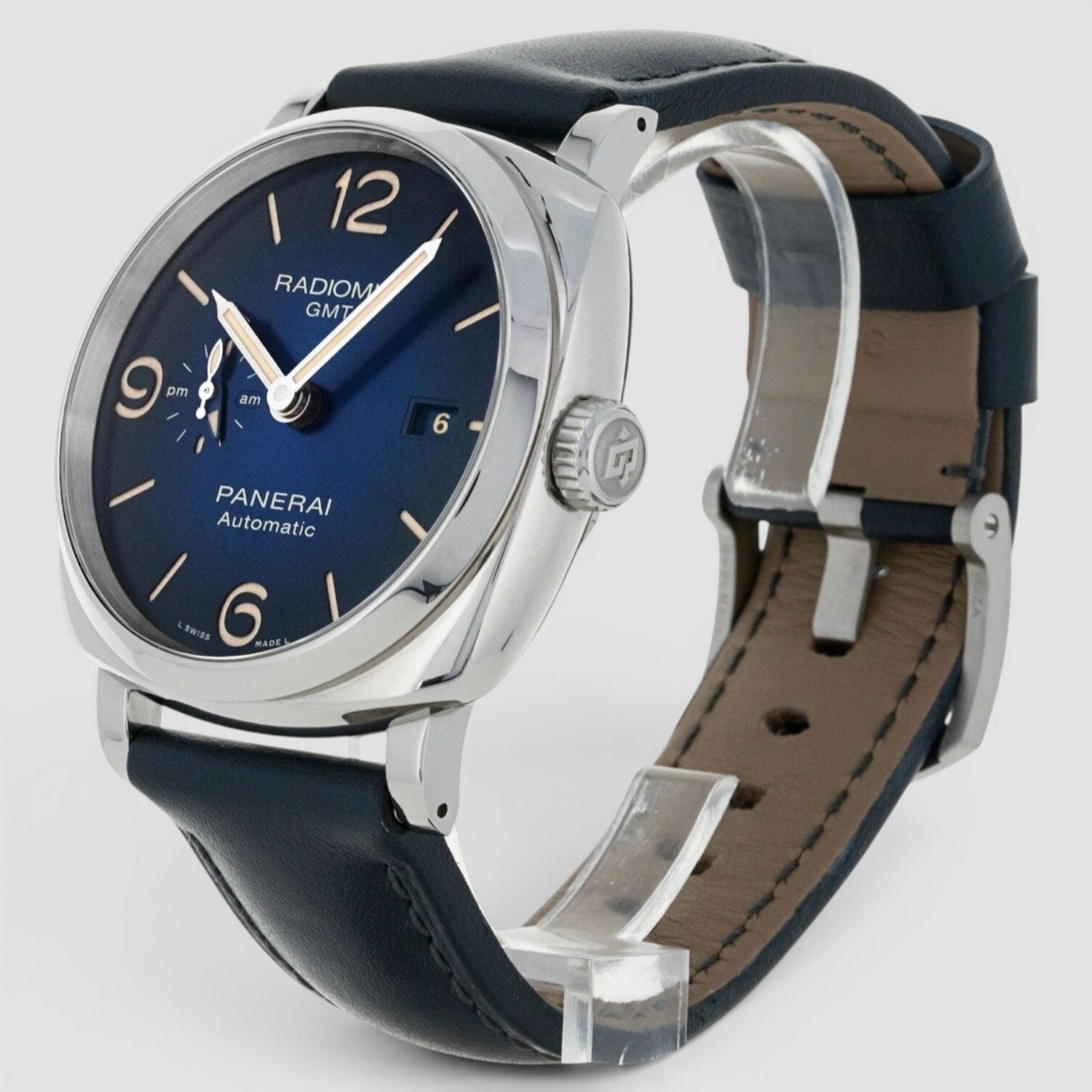 Radiomir 1940 3 Days GMT Automatic 45mm Stainless Steel Blue Dial